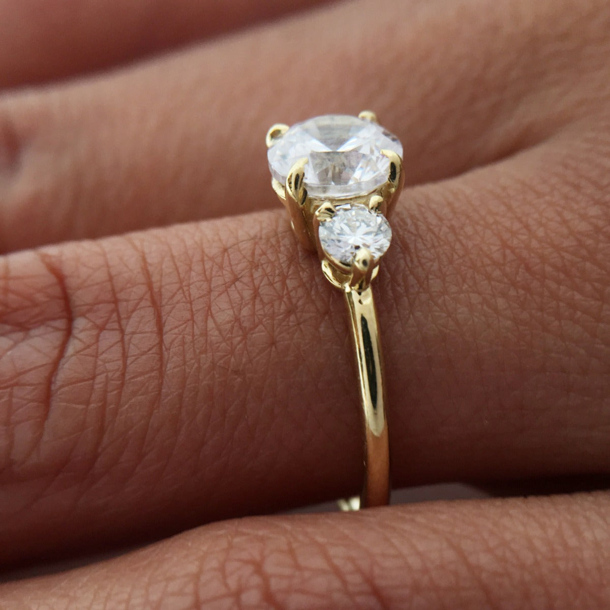 3 Diamond Engagement Ring-Unbridaled Collective