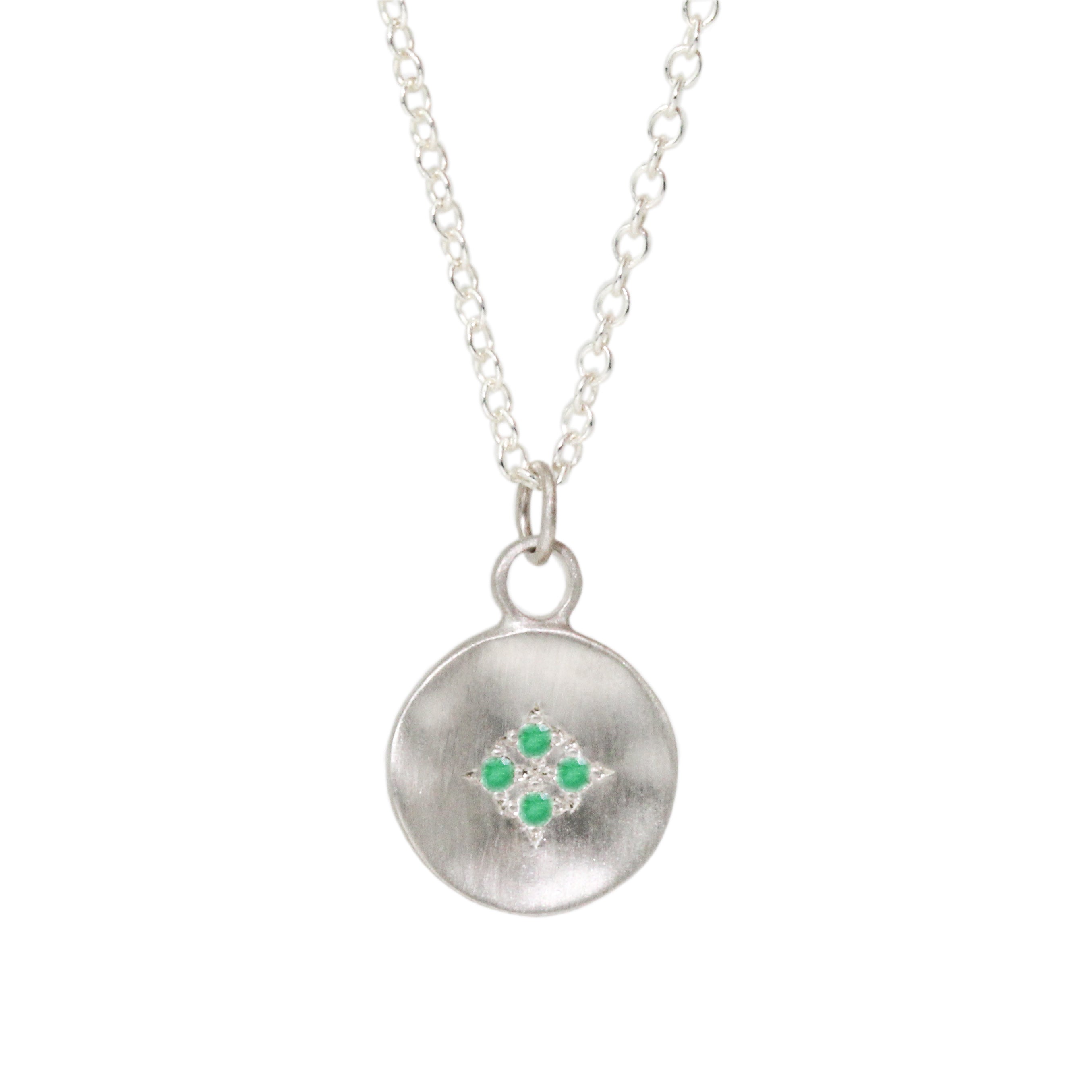 4-Point Wave Emerald Necklace-Adel Chefridi