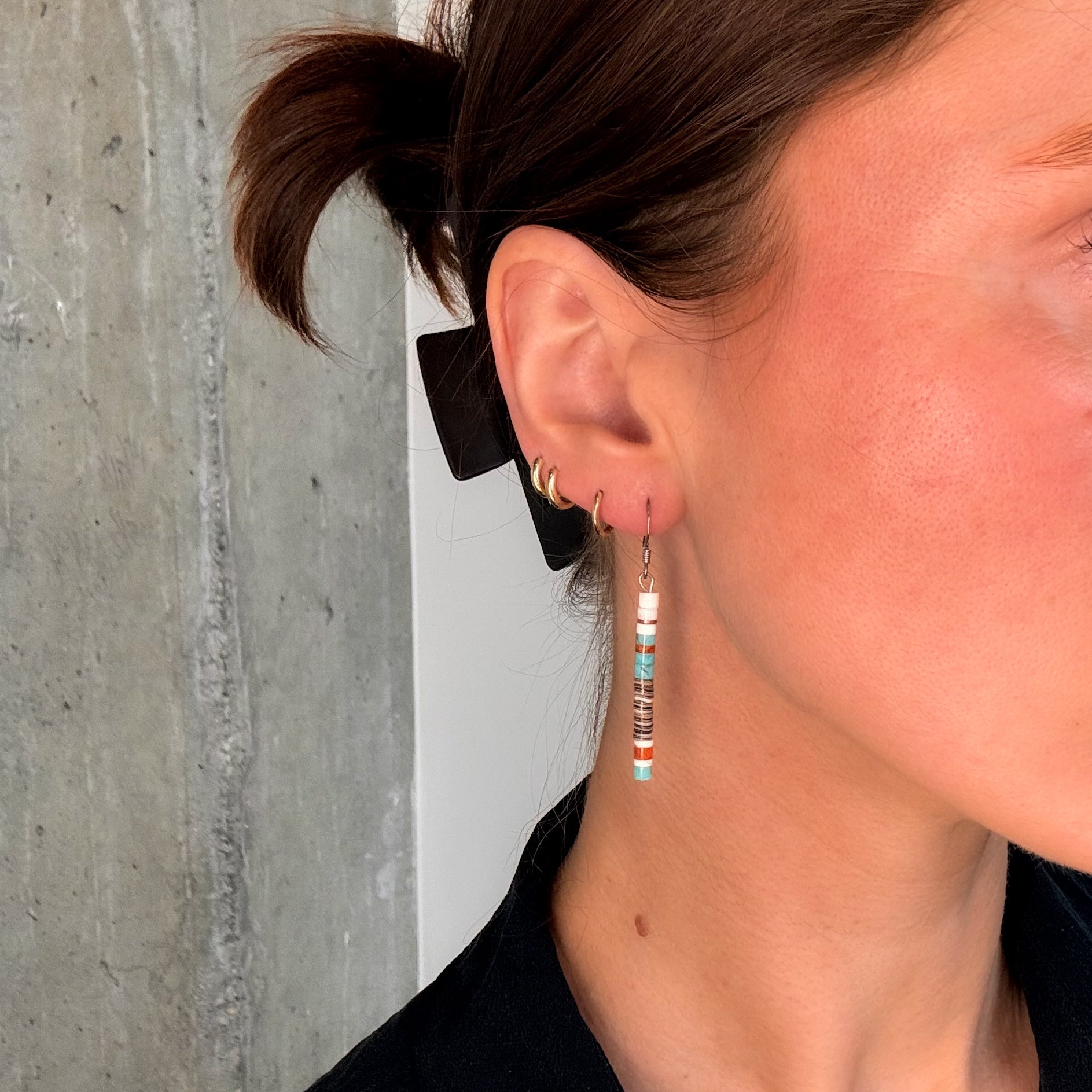 Sonoran Sky Heishi Bead Earrings