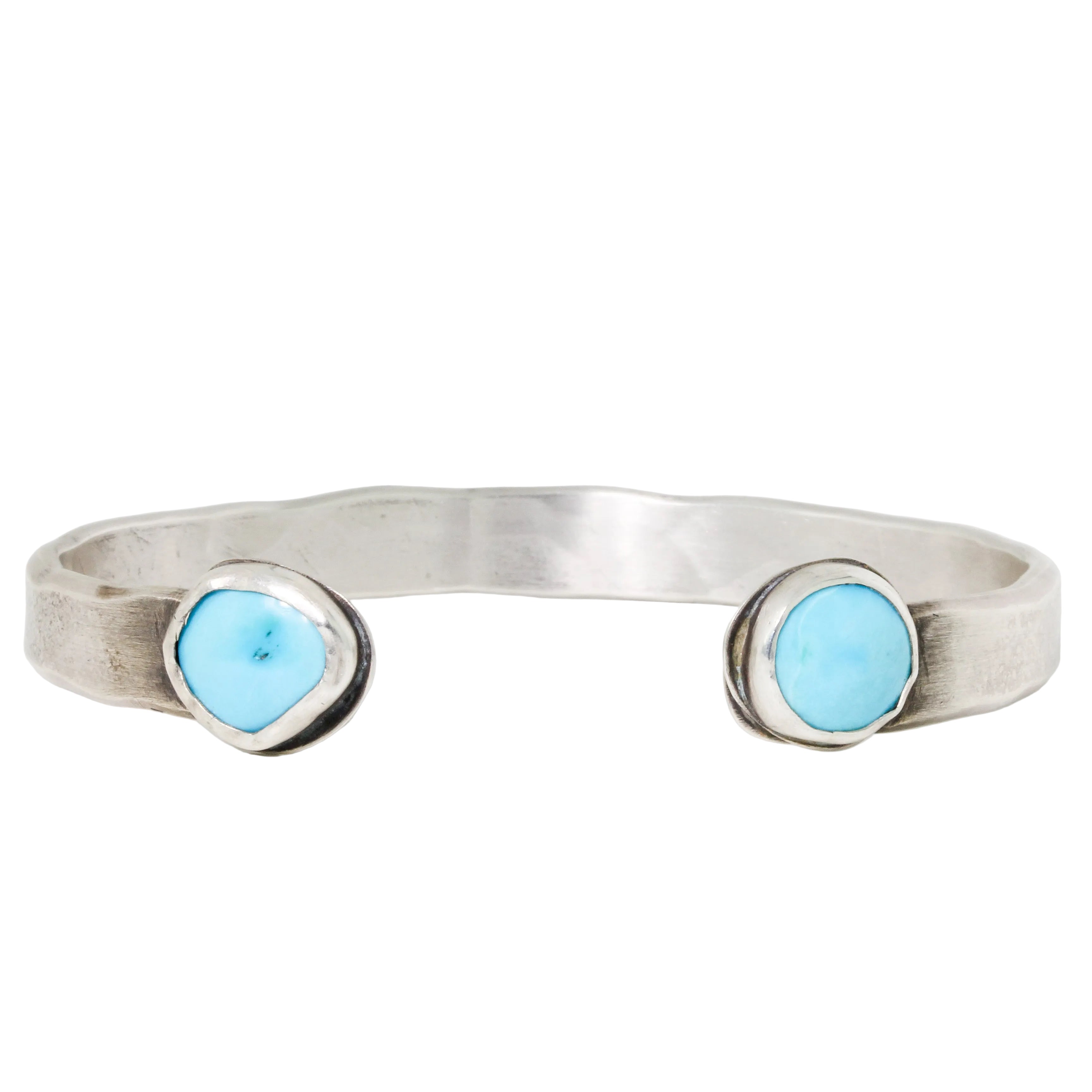 Sleeping Beauty Turquoise Reverse Cuff Bracelet