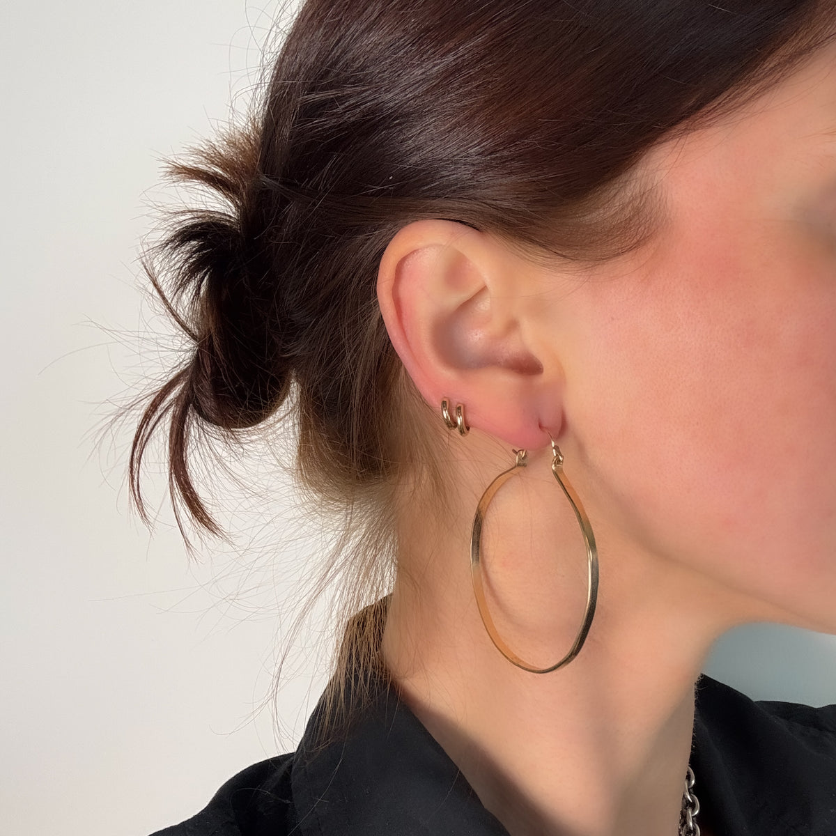 6” Gold-Filled Hoop Earrings