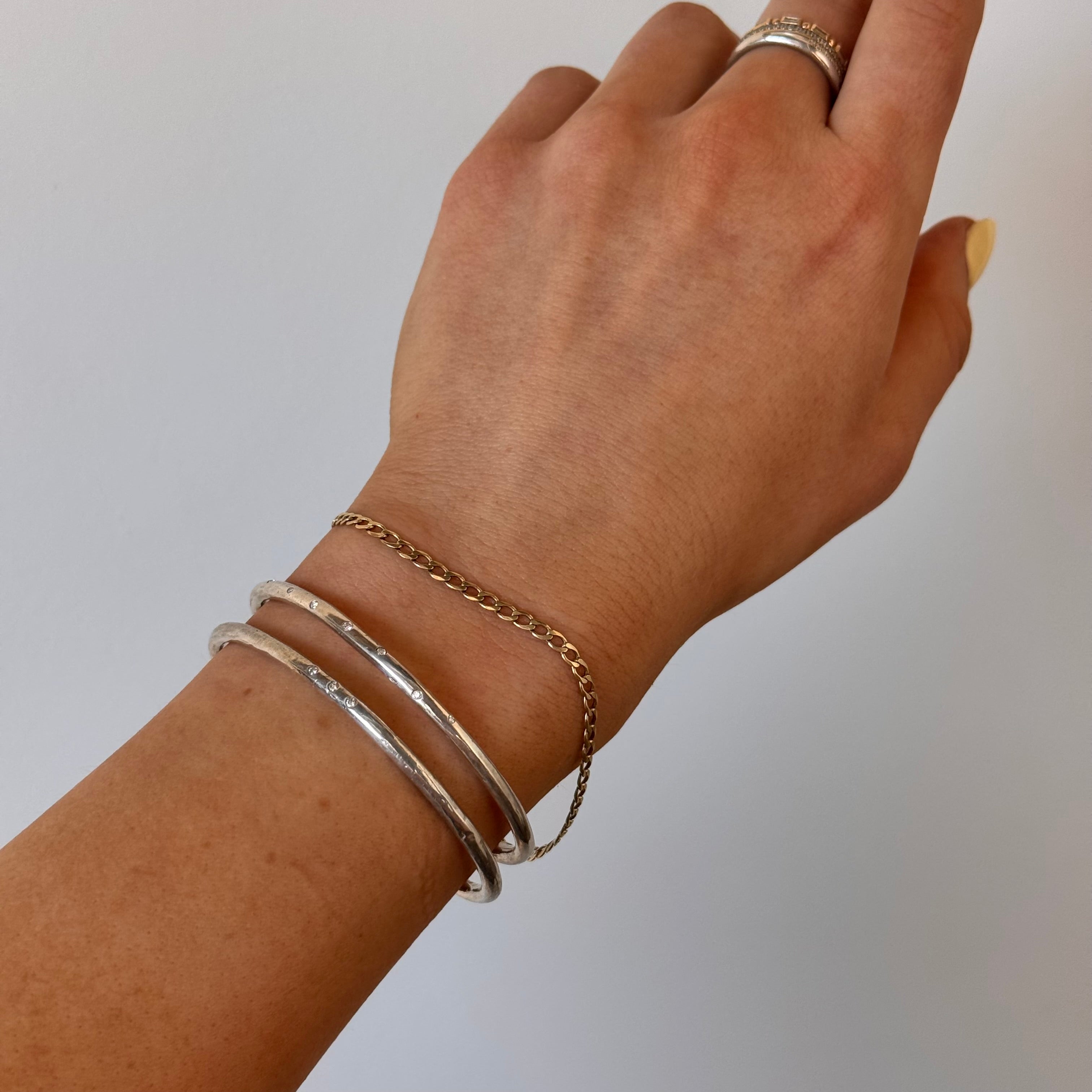 7 Diamond Cuff Bracelet