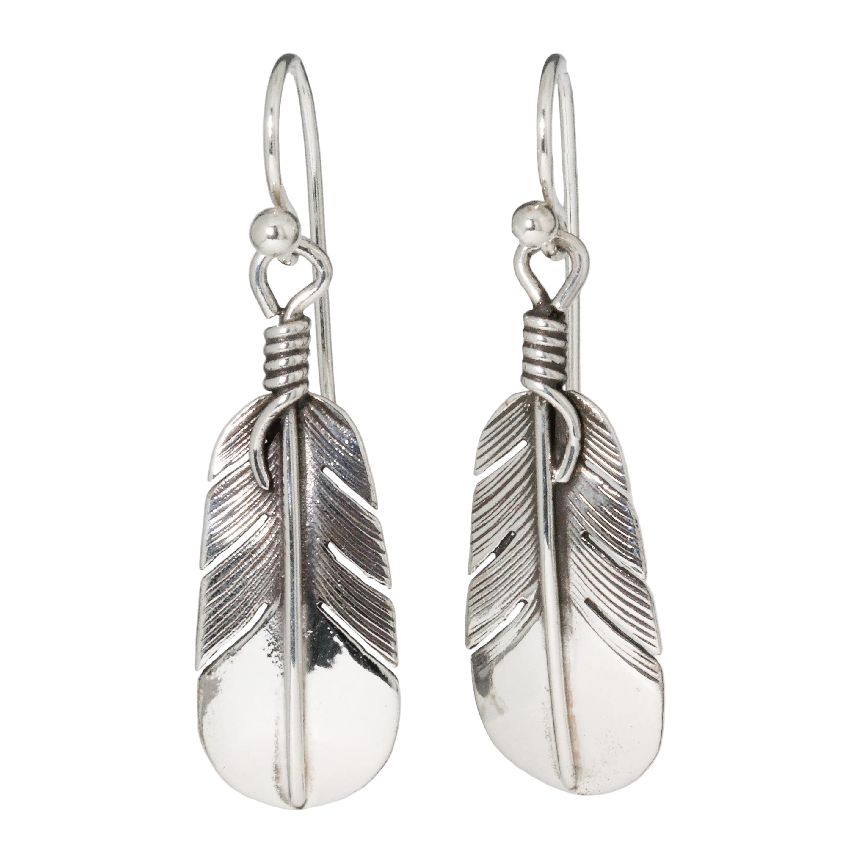 Small Feather Earrings