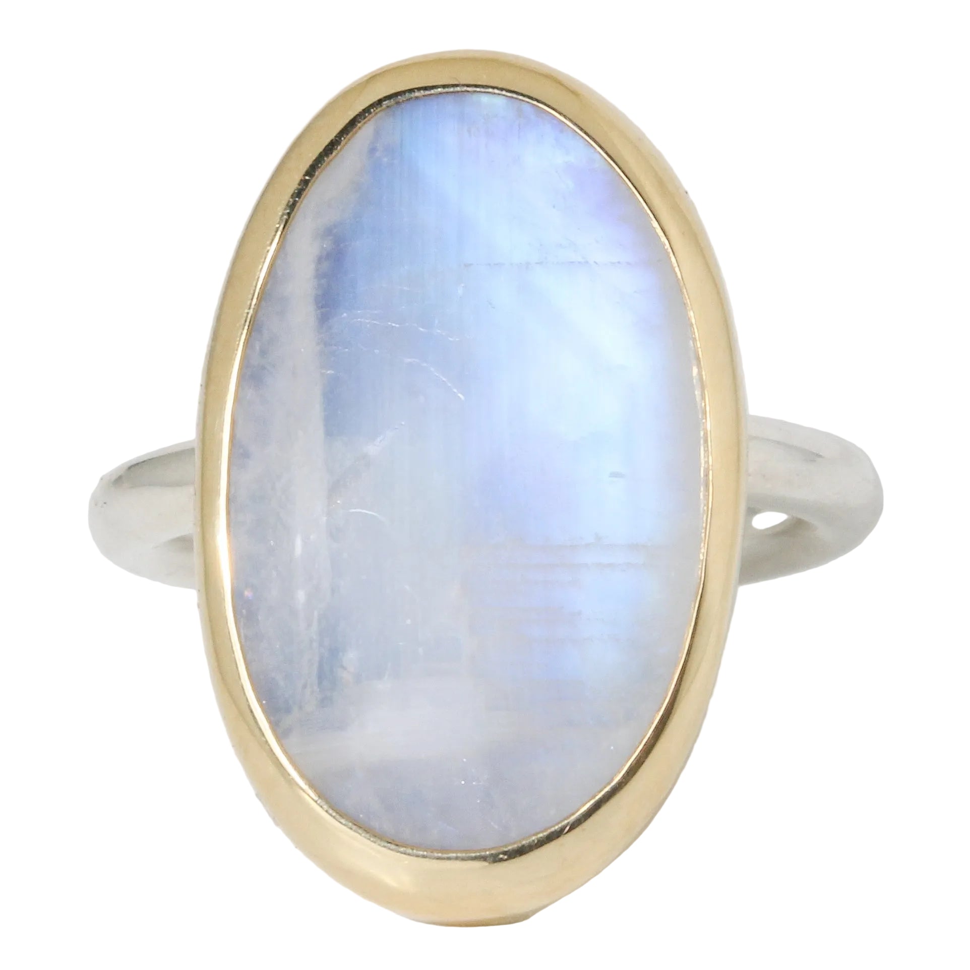 Rainbow Moonstone Ring