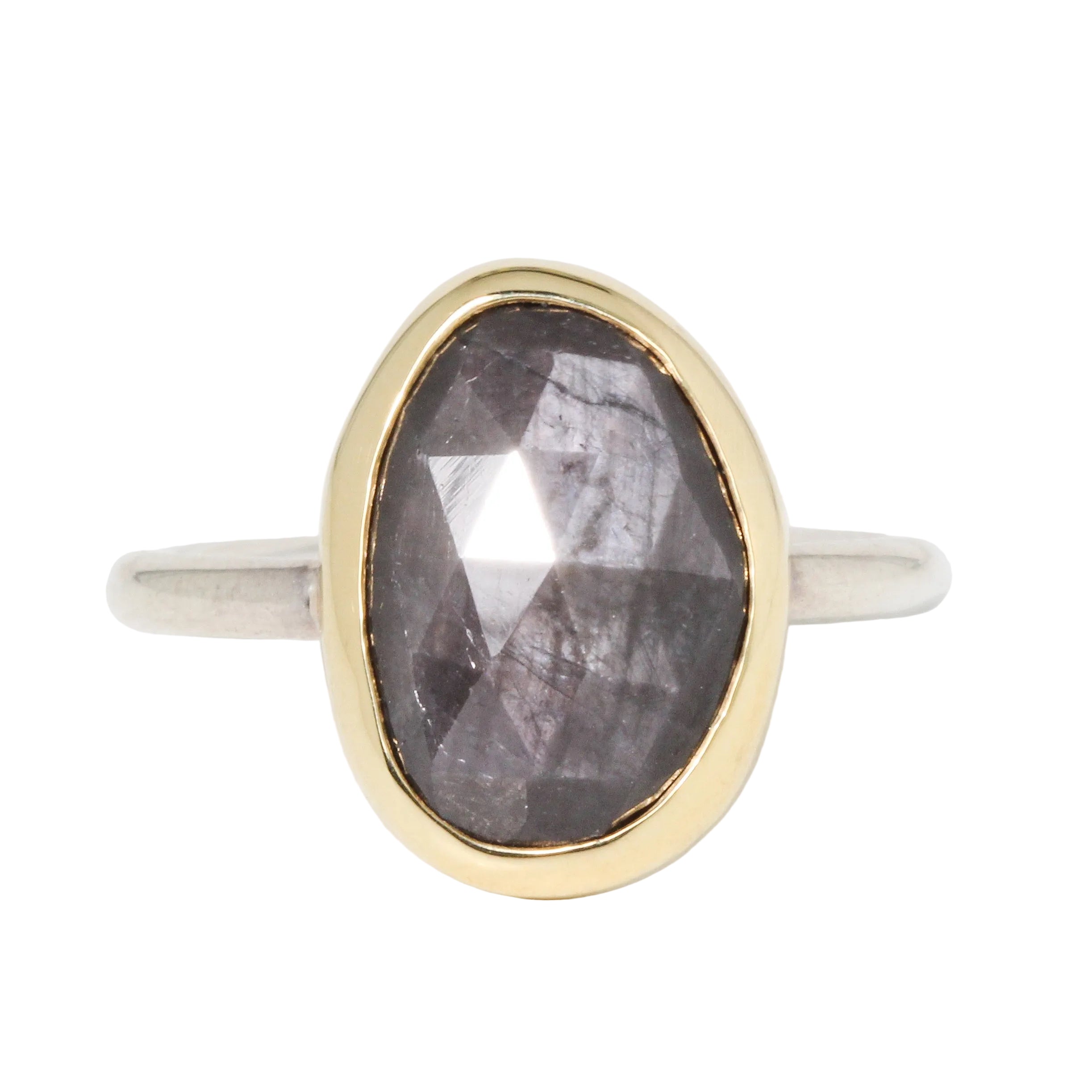 Grey Sapphire Ring
