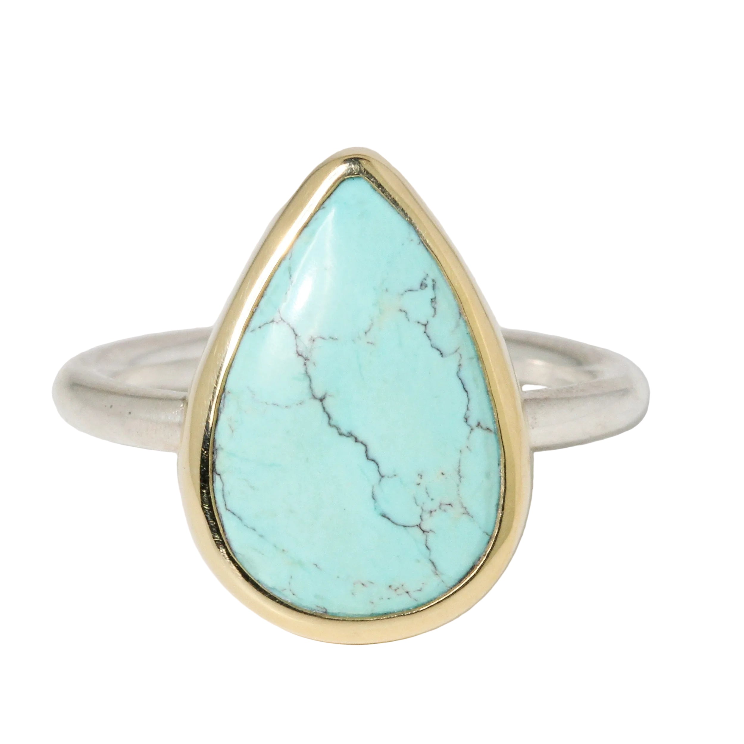 Teardrop Turquoise Ring