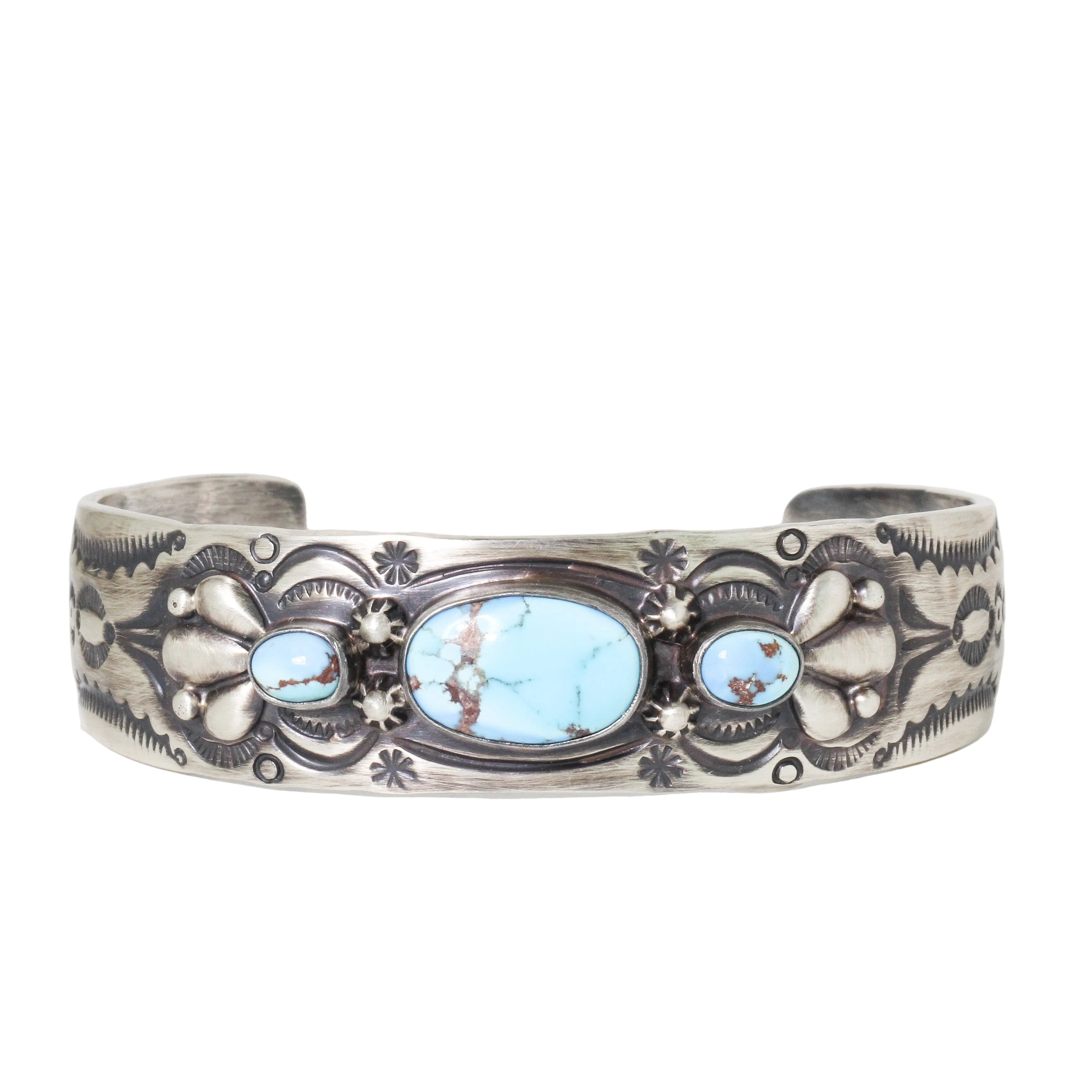Triple Golden Hills Cuff Bracelet