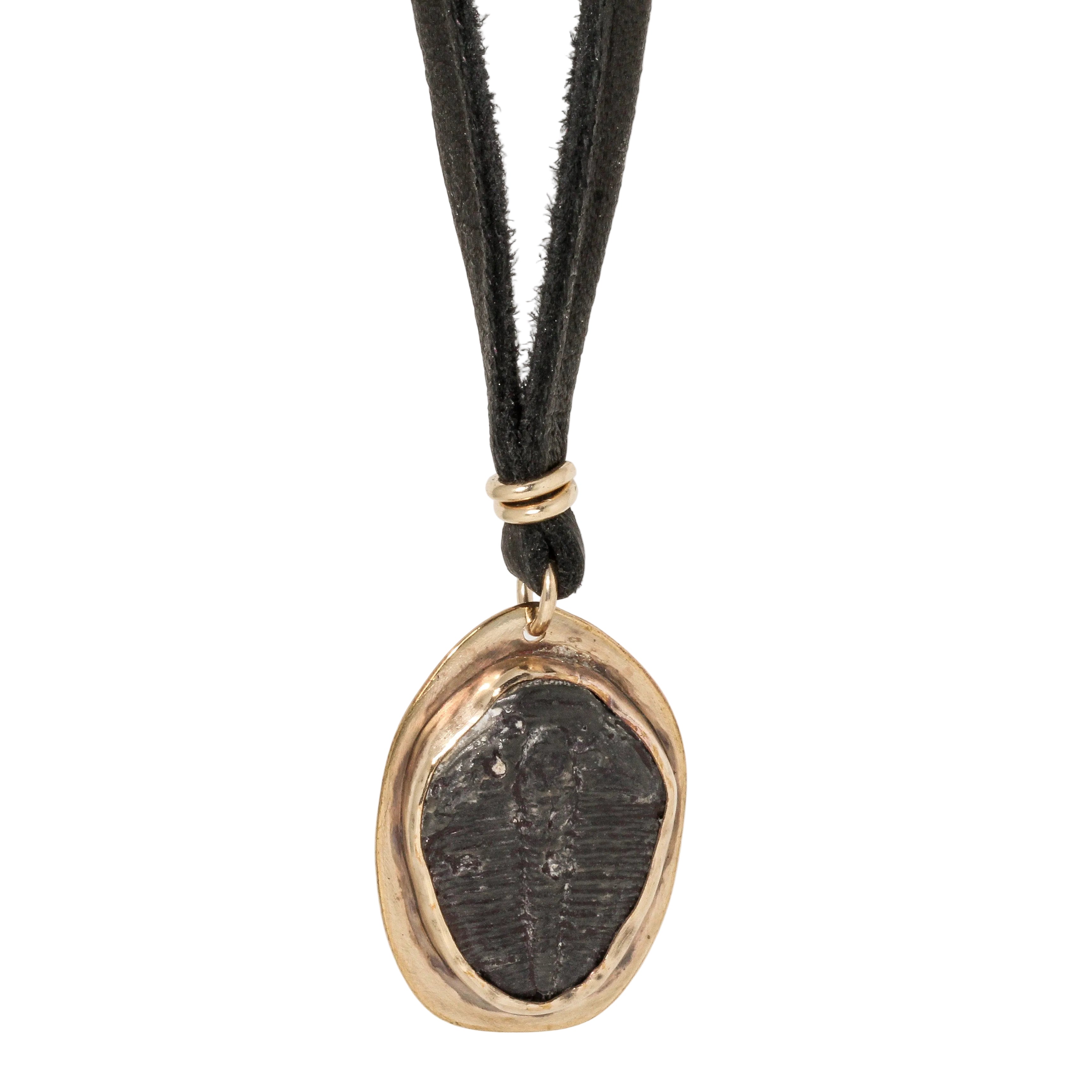Trilobite Leather Necklace