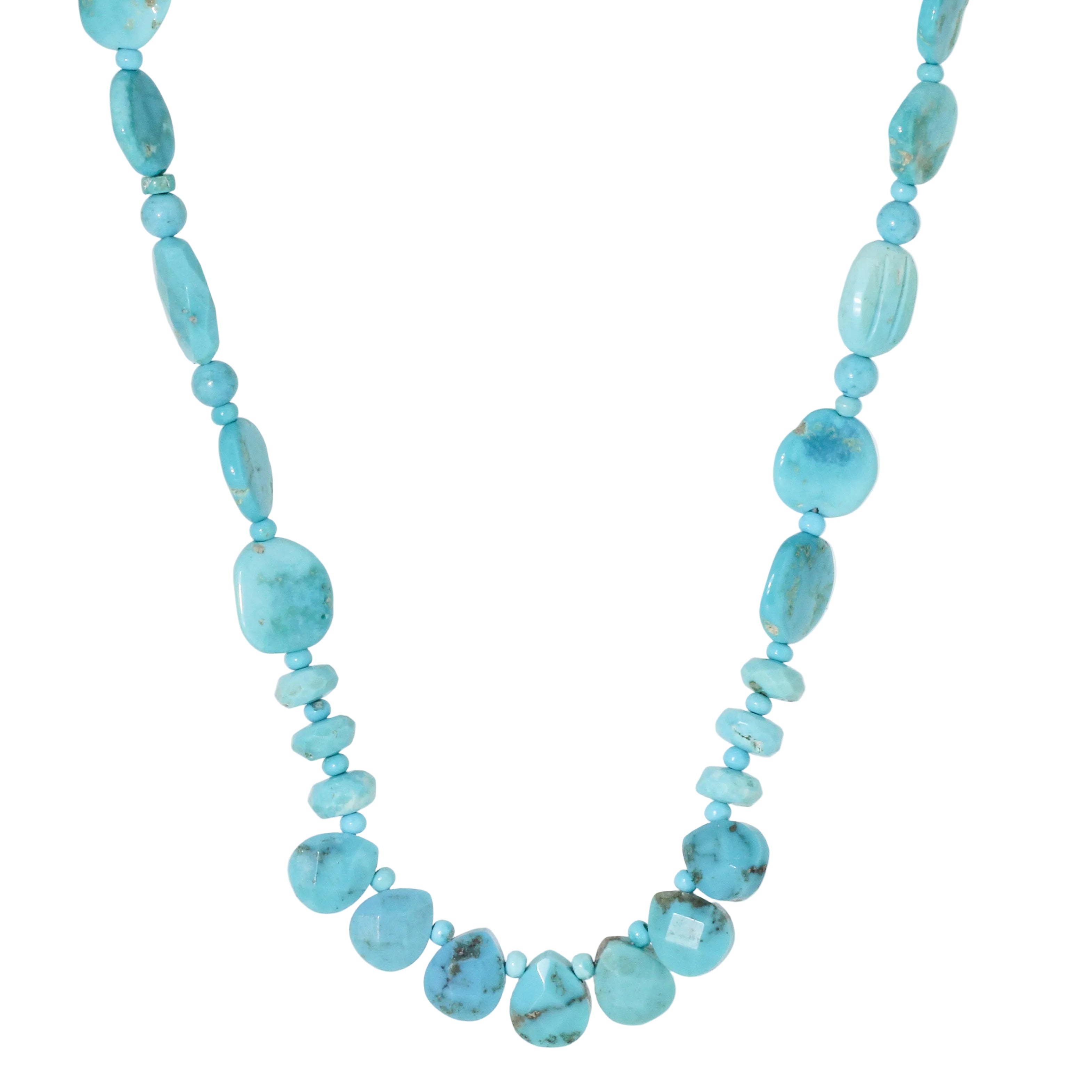 Mixed Sleeping Beauty Turquoise Necklace
