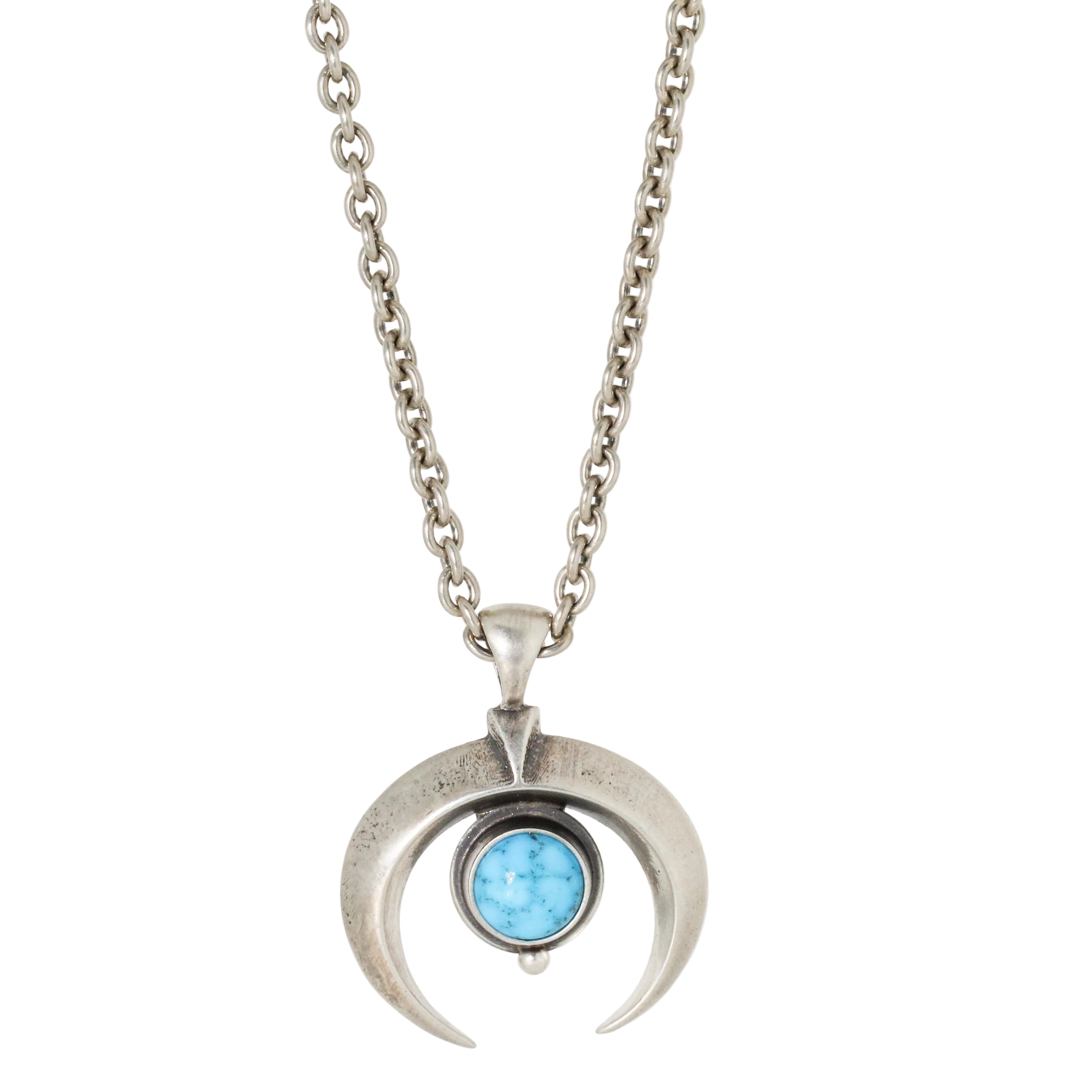 Dennis Hogan Spiderweb Turquoise Naja Necklace