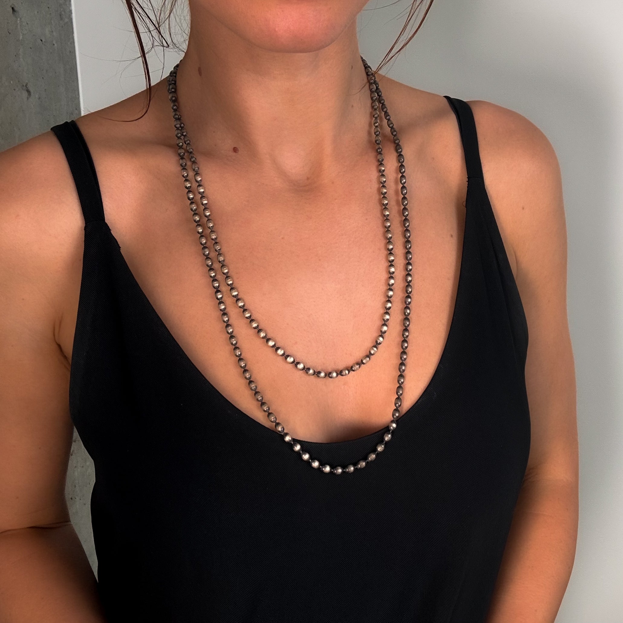 Desert Pearls Link Chain Necklace