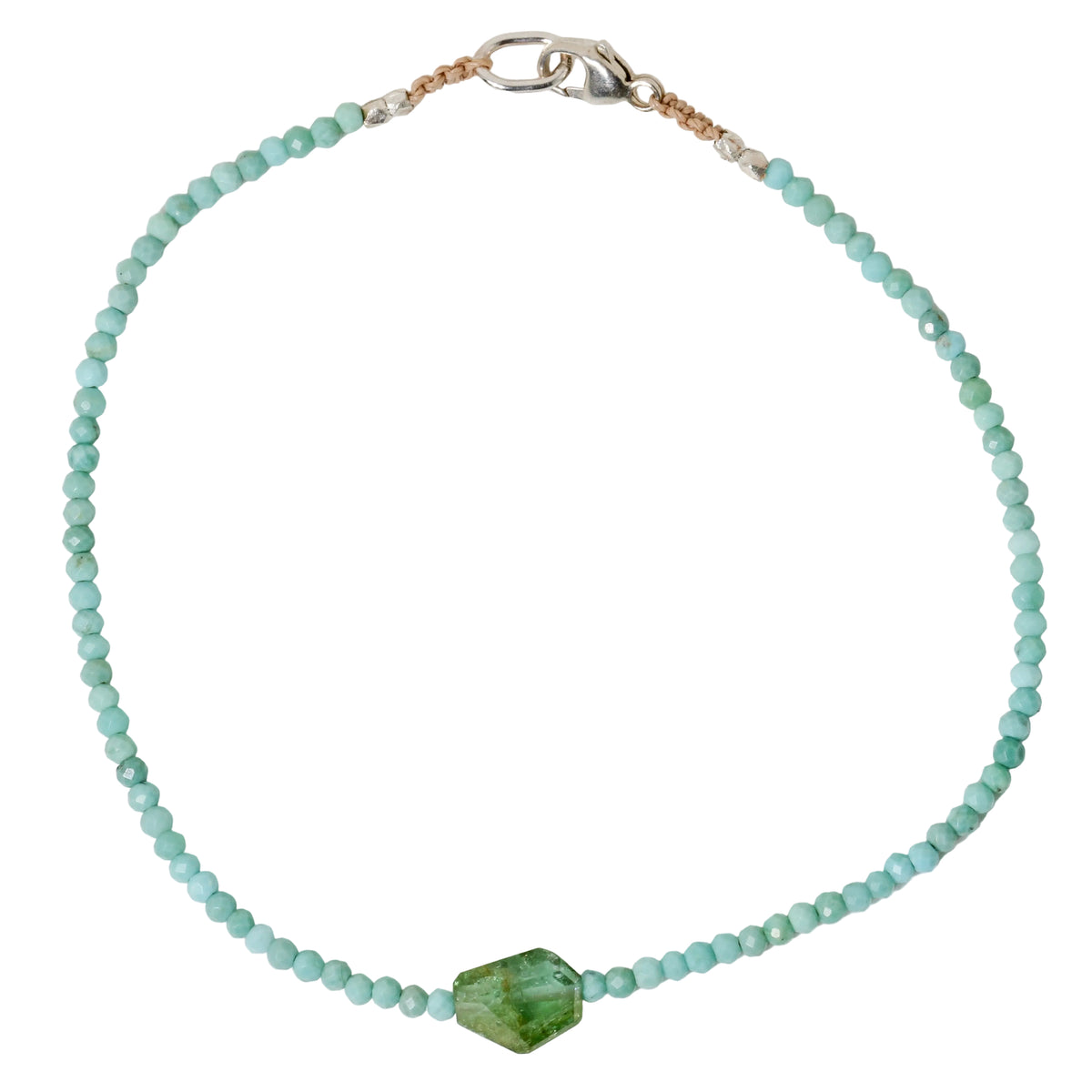 Turquoise + Tourmaline Bracelet