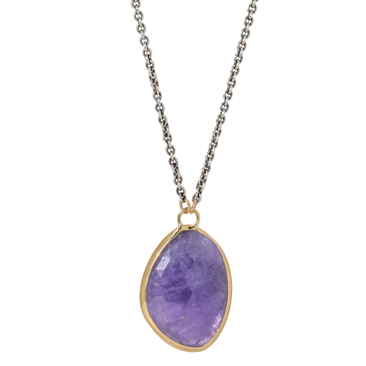 Large Tanzanite Necklace