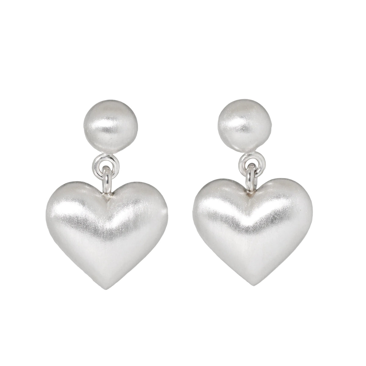 Puffed Heart Earrings