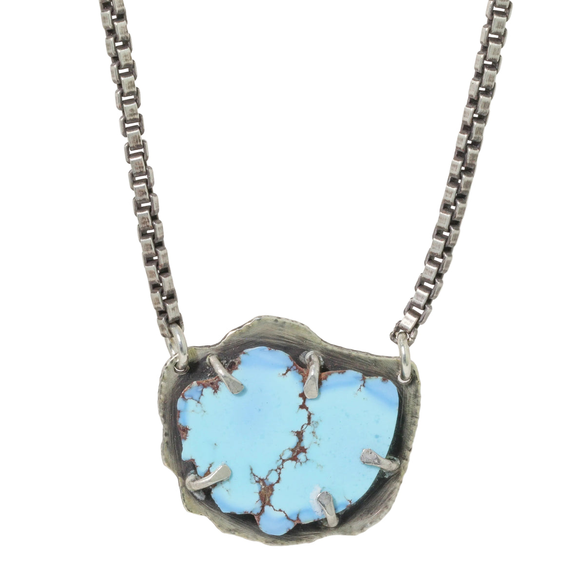 Golden Hills Turquoise Slice Necklace