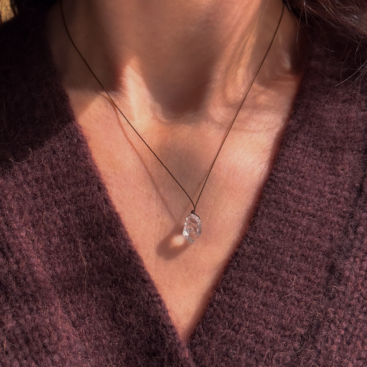 Herkimer Quartz Necklace