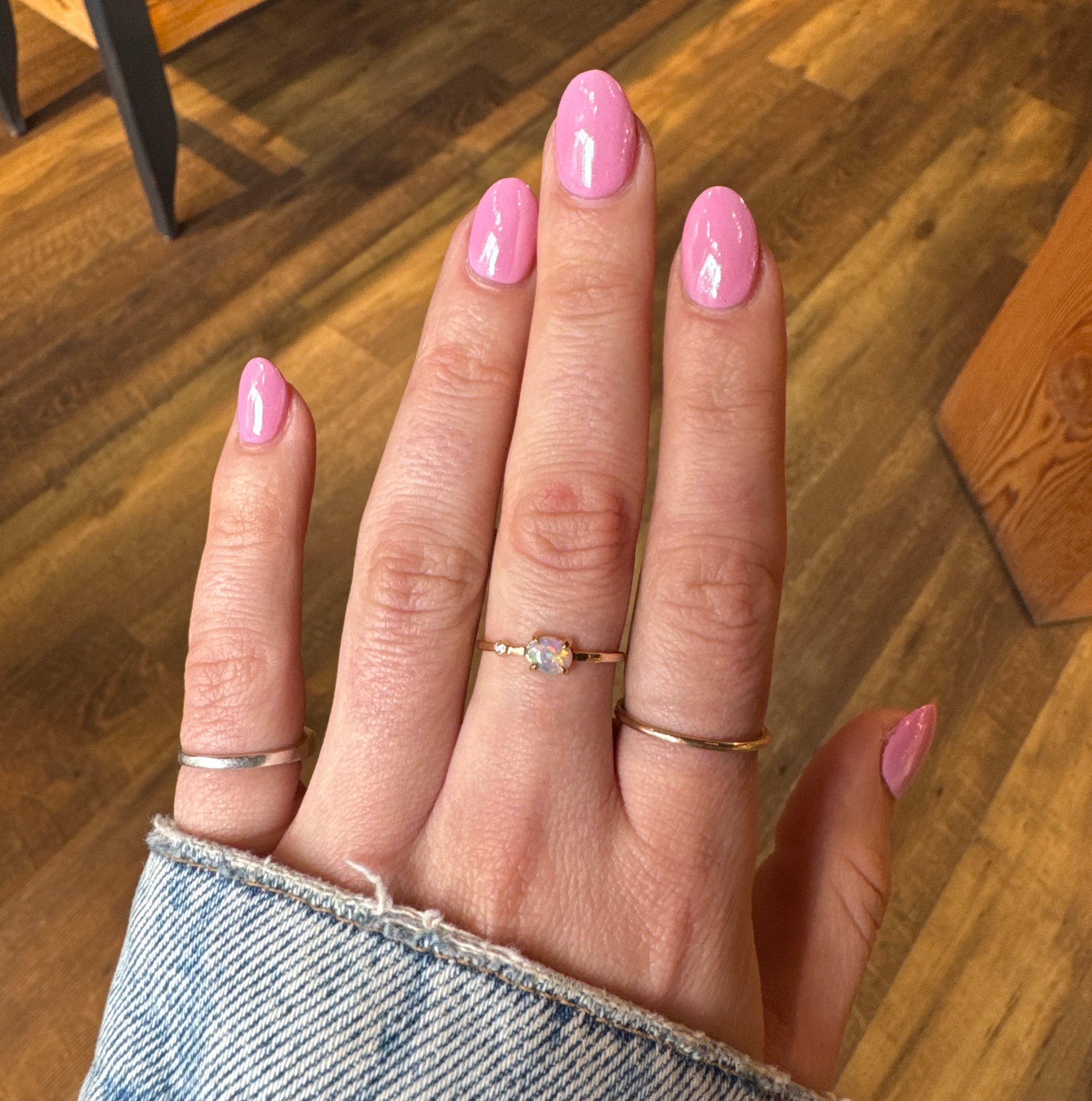 Australian Opal Wink Ring-Petite Baleine