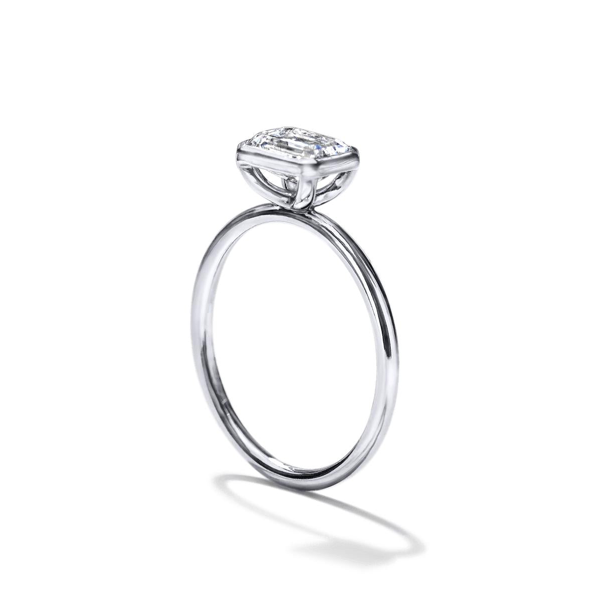 Bezel Engagement Ring-Unbridaled Collective