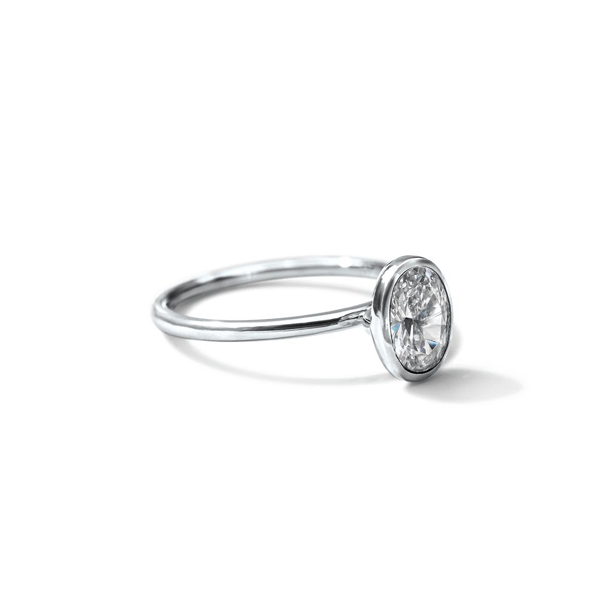 Bezel Engagement Ring-Unbridaled Collective
