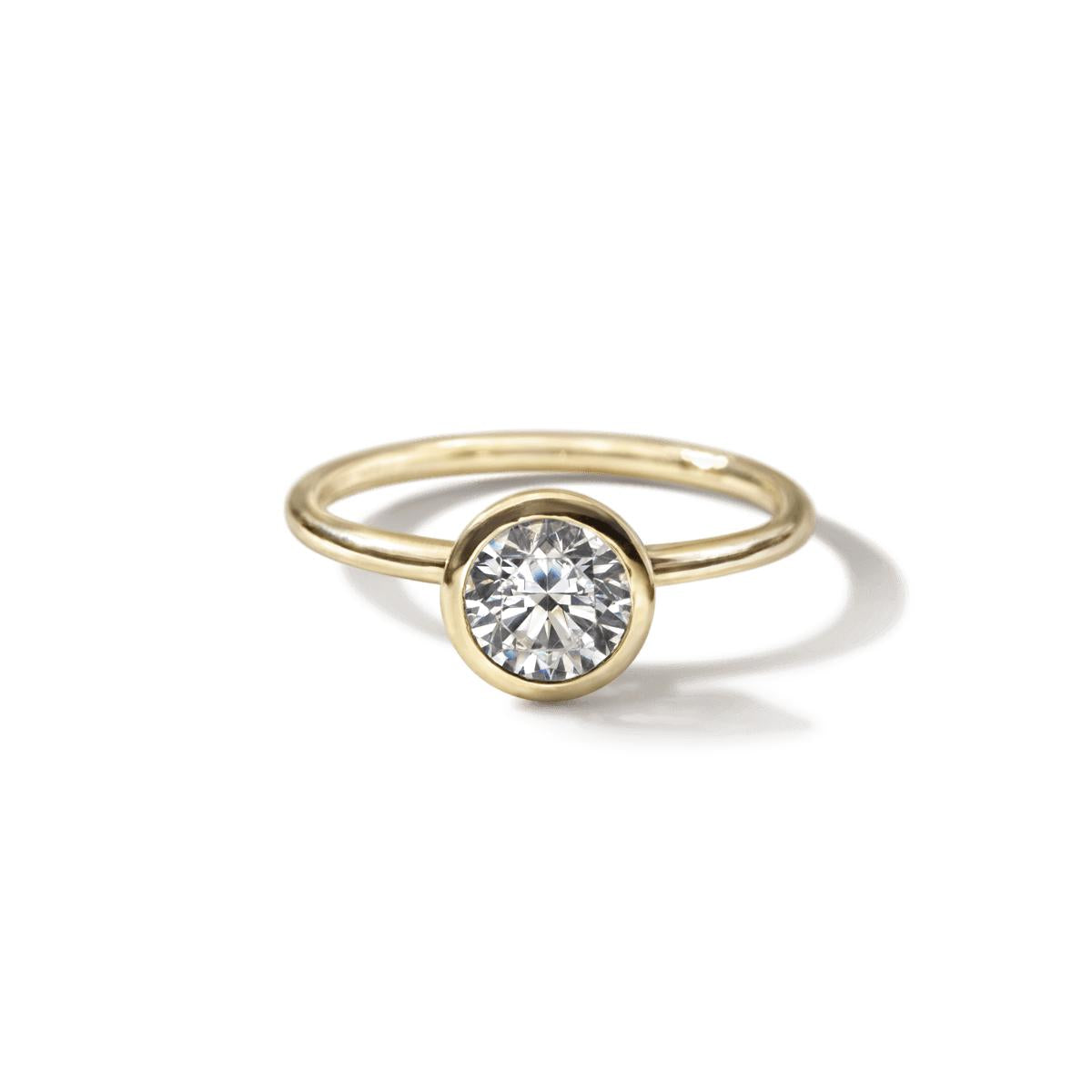 Bezel Engagement Ring-Unbridaled Collective