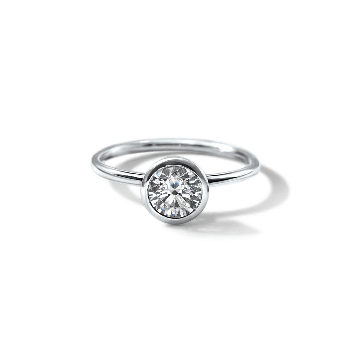 Bezel Engagement Ring-Unbridaled Collective