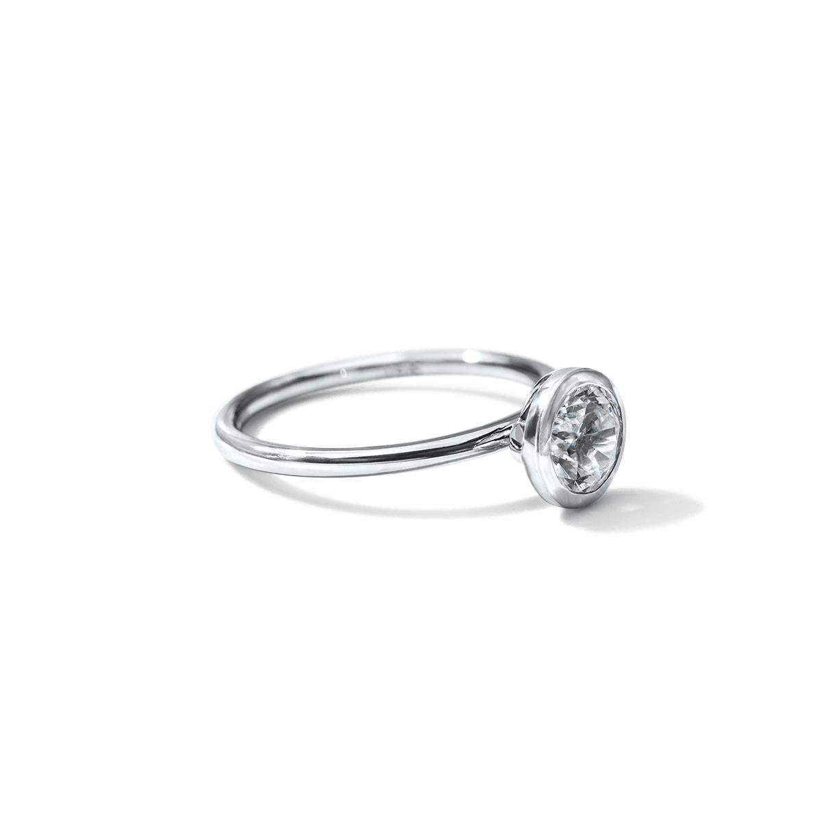 Bezel Engagement Ring-Unbridaled Collective