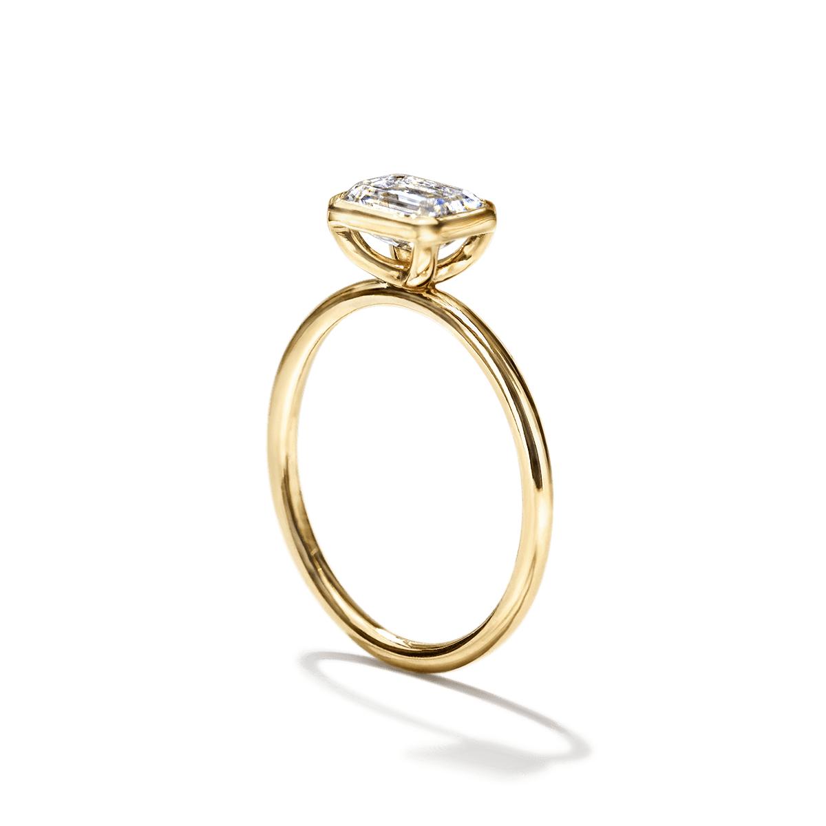 Bezel Engagement Ring-Unbridaled Collective