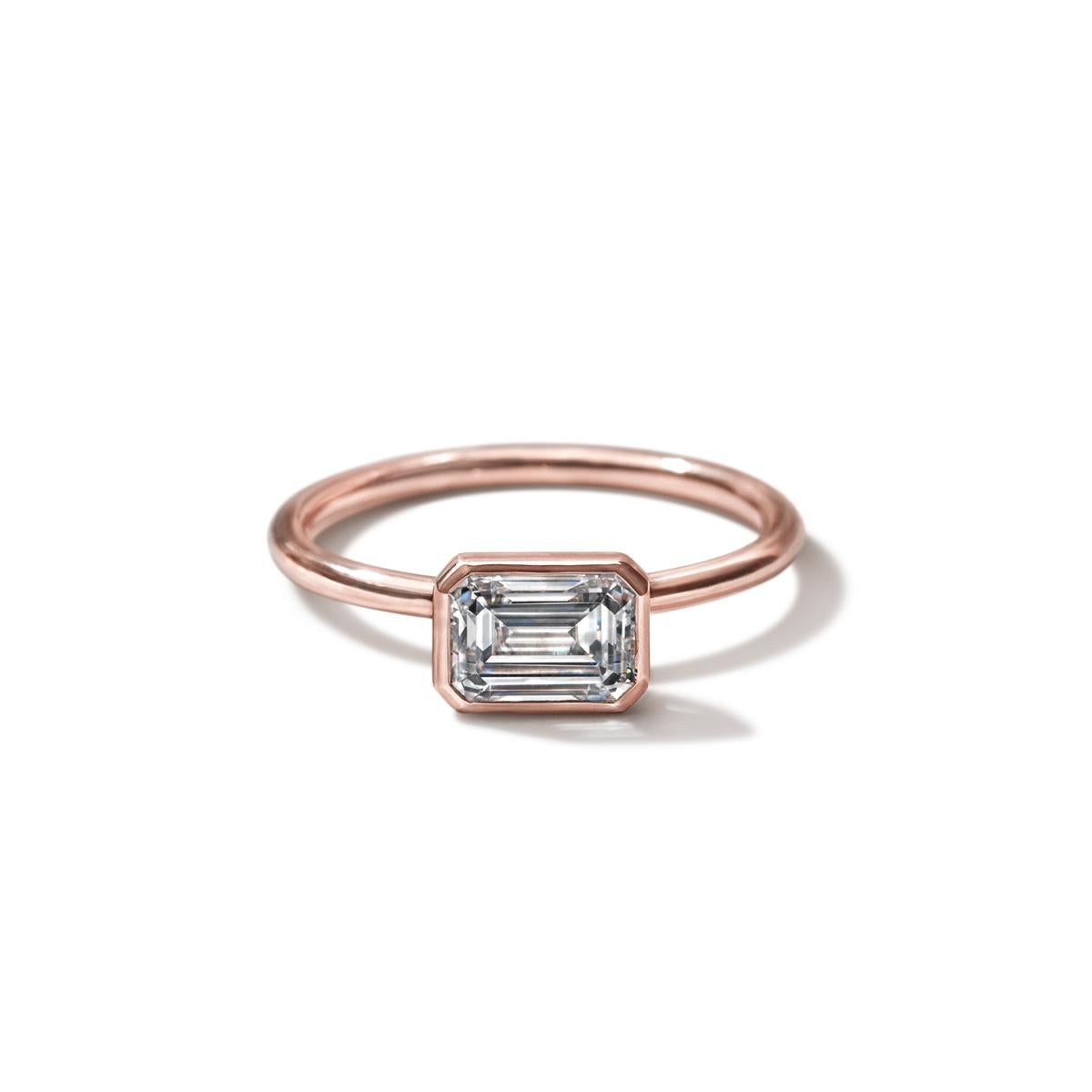 Bezel Engagement Ring-Unbridaled Collective