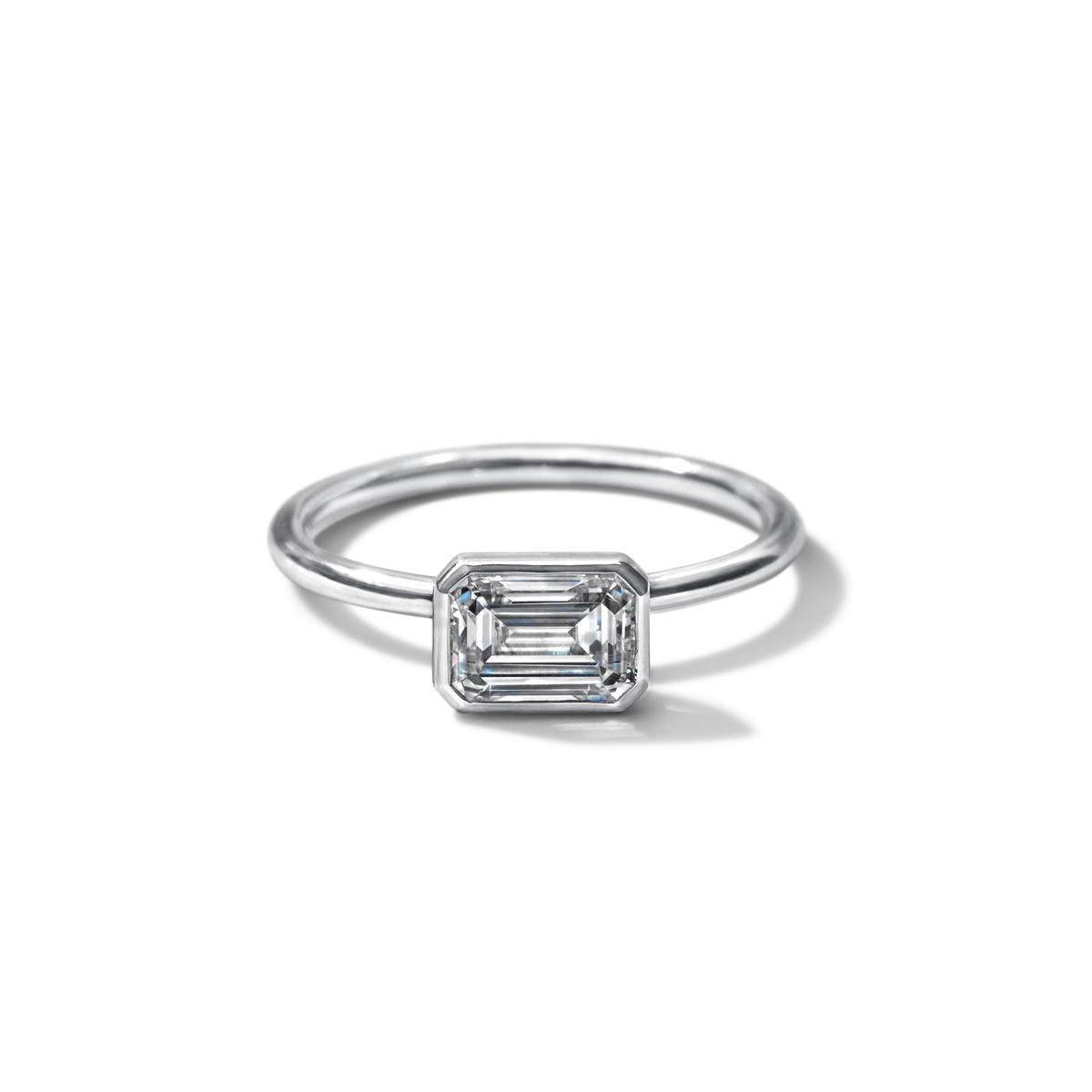 Bezel Engagement Ring-Unbridaled Collective