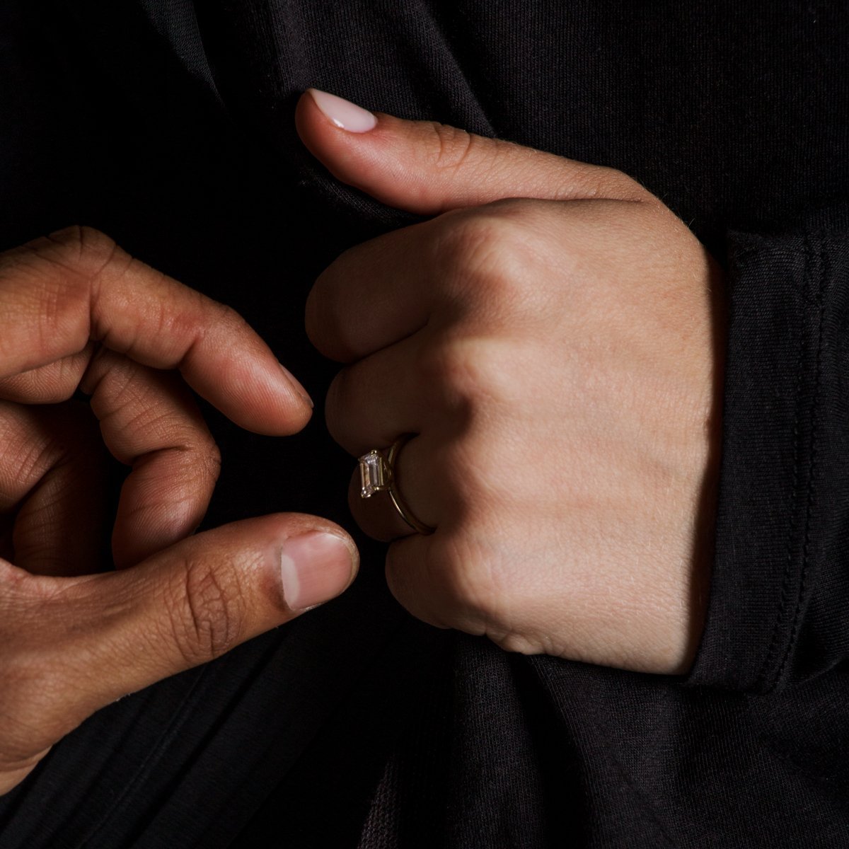 East-West Engagement Ring-Unbridaled Collective