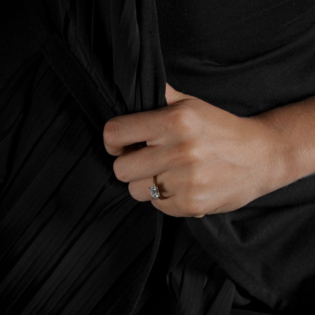 East-West Engagement Ring-Unbridaled Collective