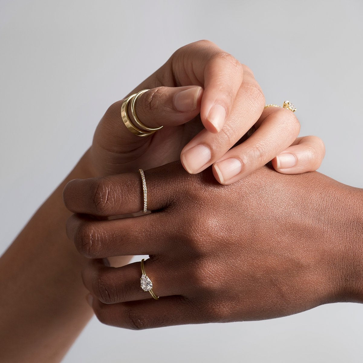 East-West Engagement Ring-Unbridaled Collective