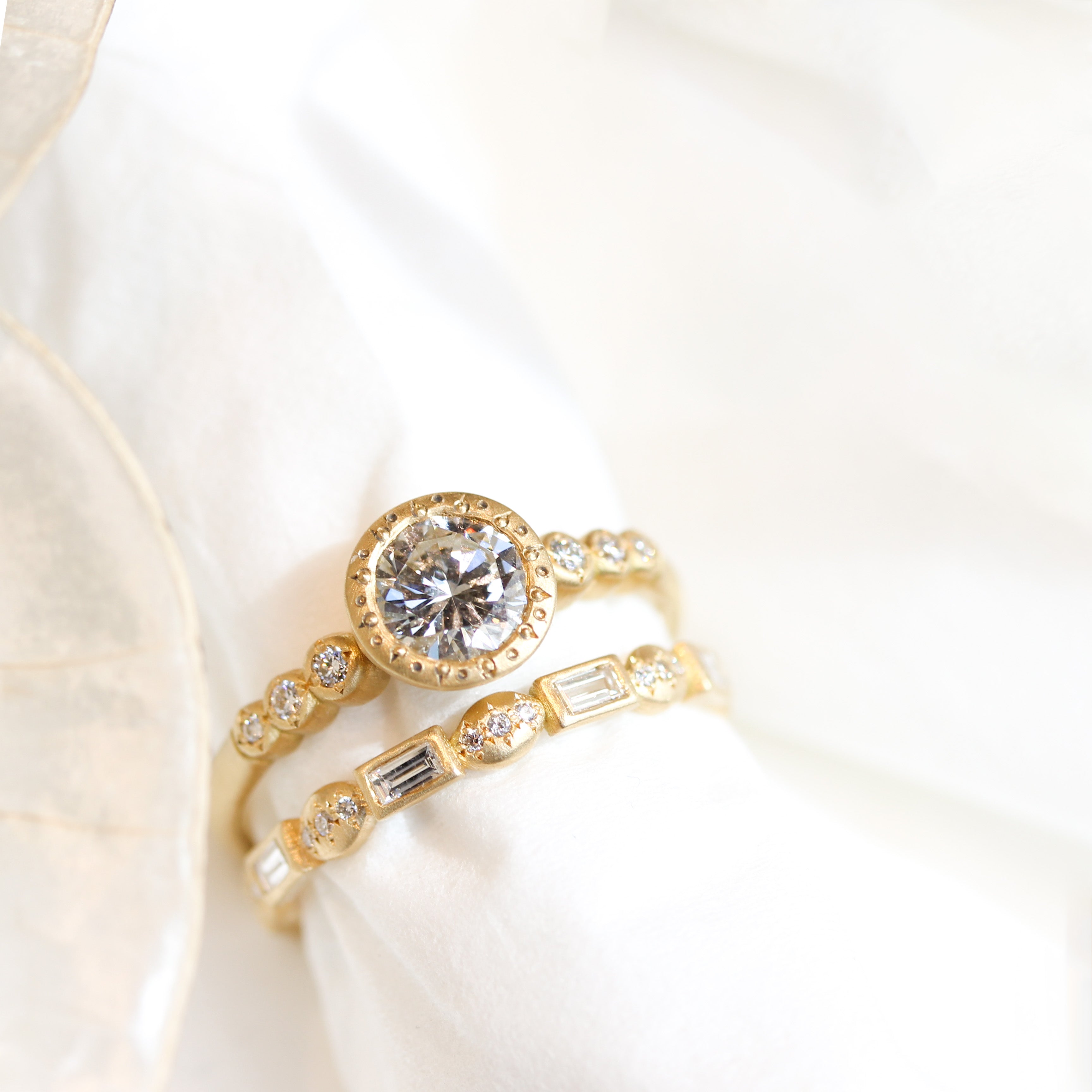 Etched Diamond Ring-Adel Chefridi