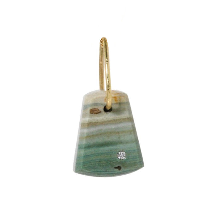 Gary Green Jasper Prism Necklace-Karin Luvaas