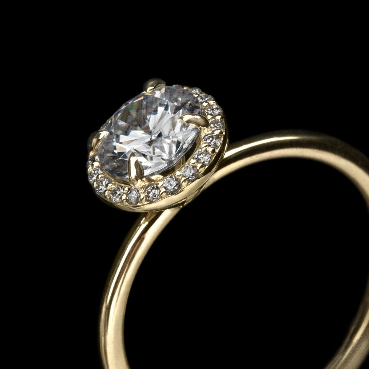 Halo Engagement Ring-Unbridaled Collective