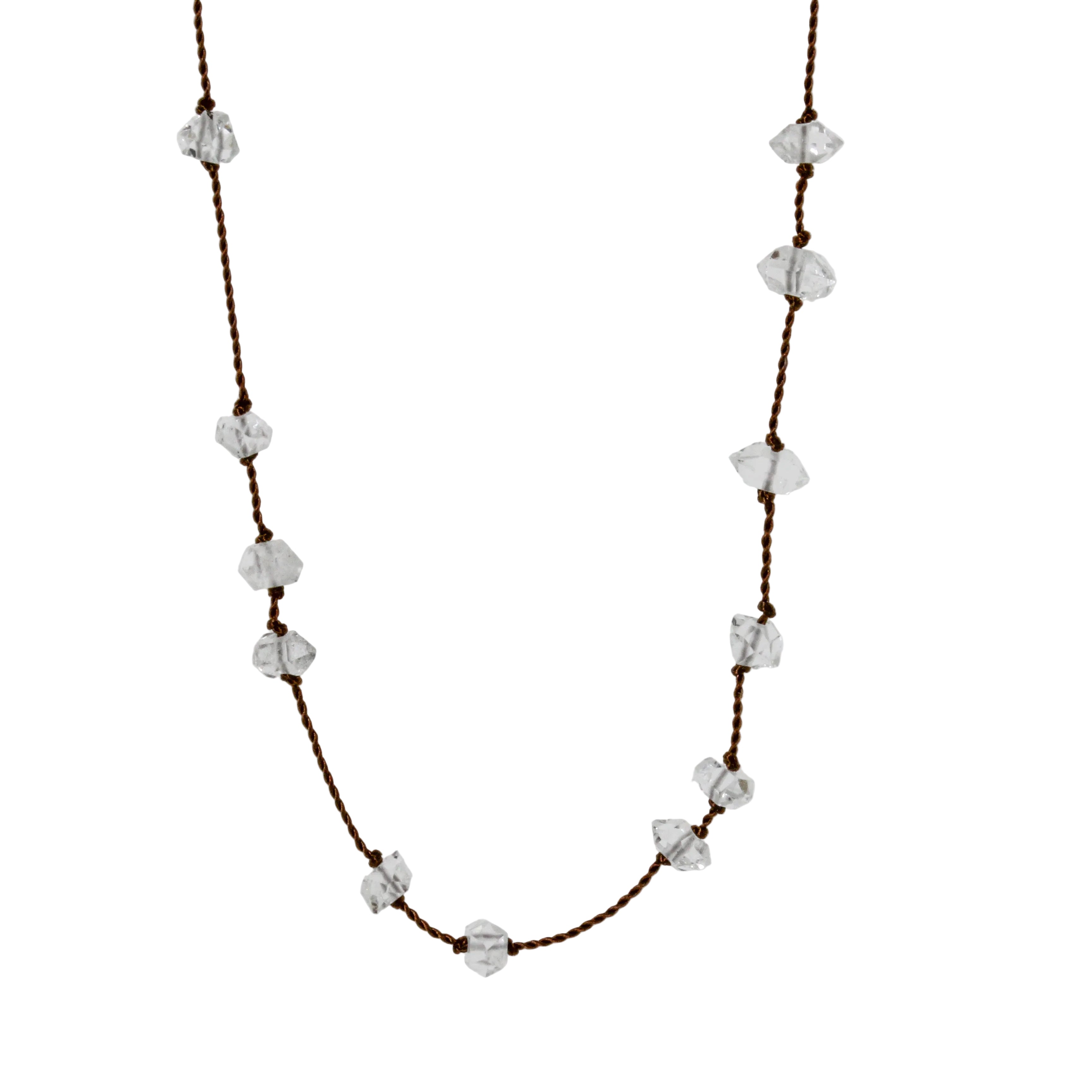 Herkimer Quartz Scatter Necklace-Margaret Solow