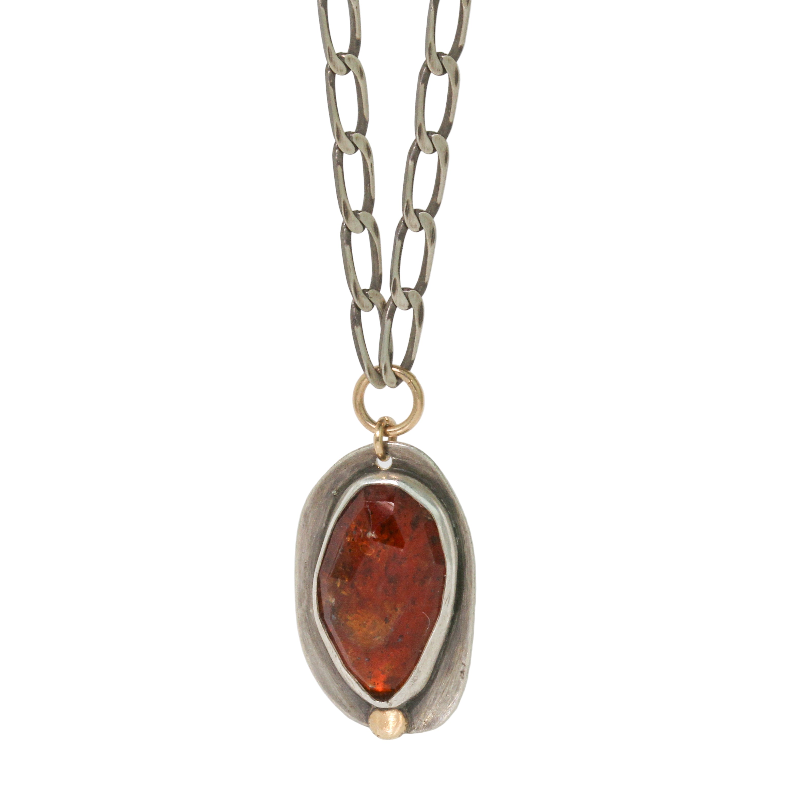 Orange Kyanite Necklace-Glacier Lily