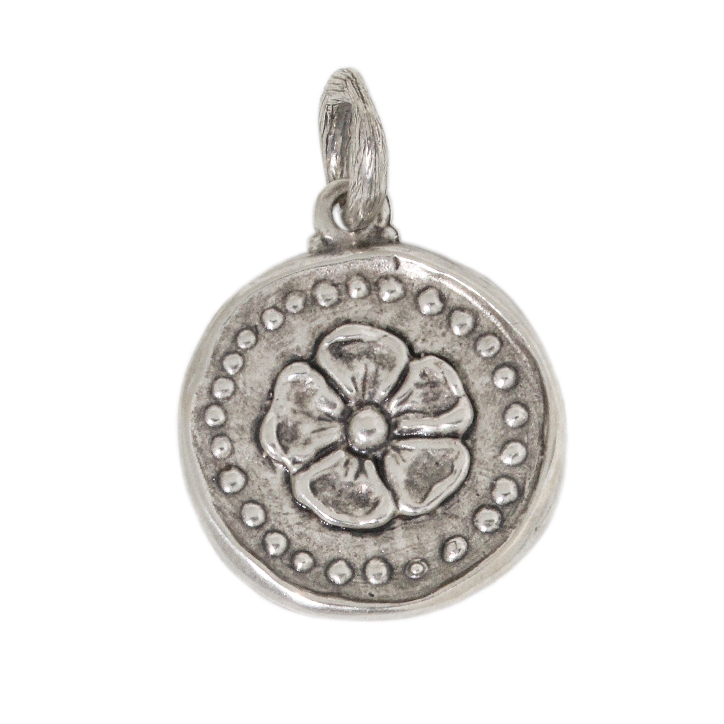 Owl & Flower Charm-Erica Molinari
