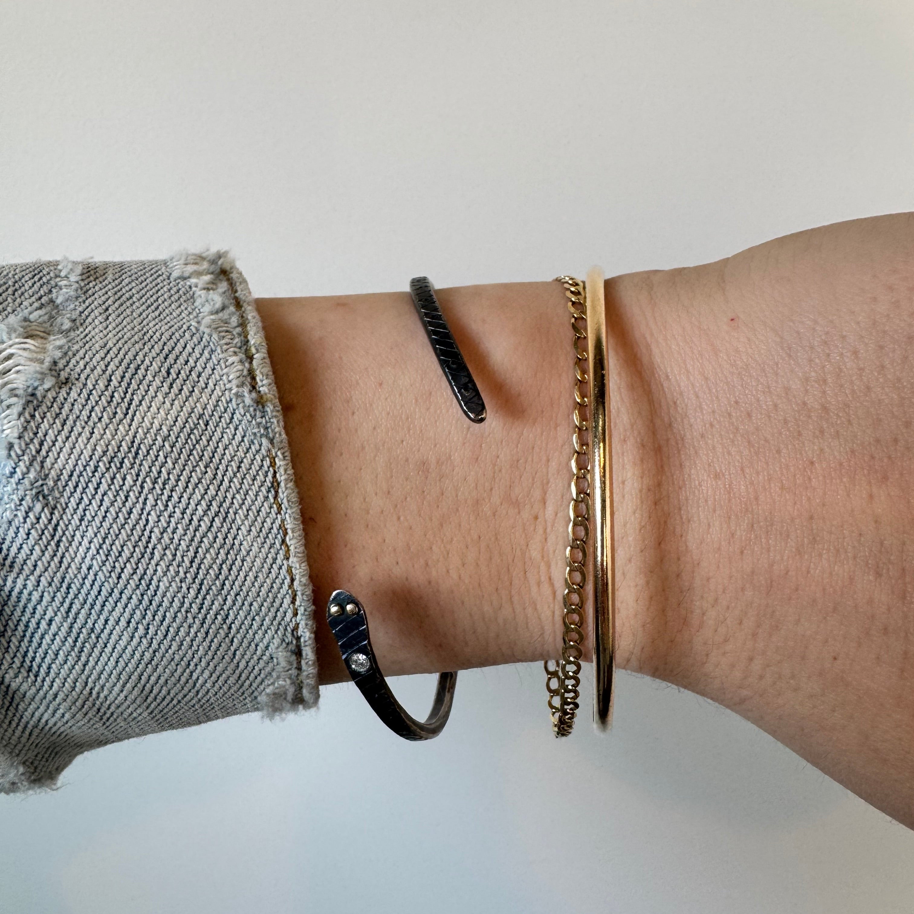 Snake Bangle Bracelet-Renee Garvey