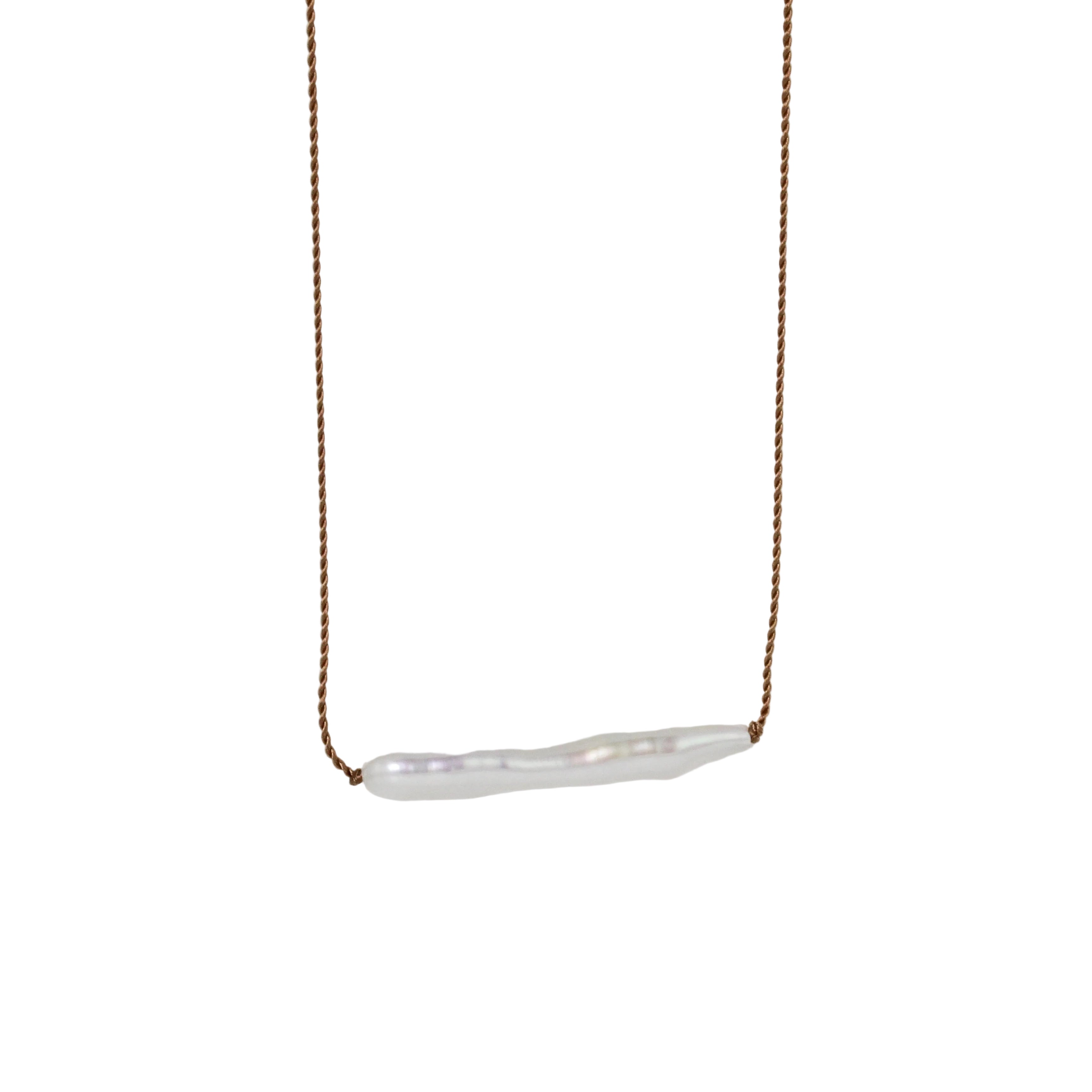 Stick Pearl Necklace-Margaret Solow