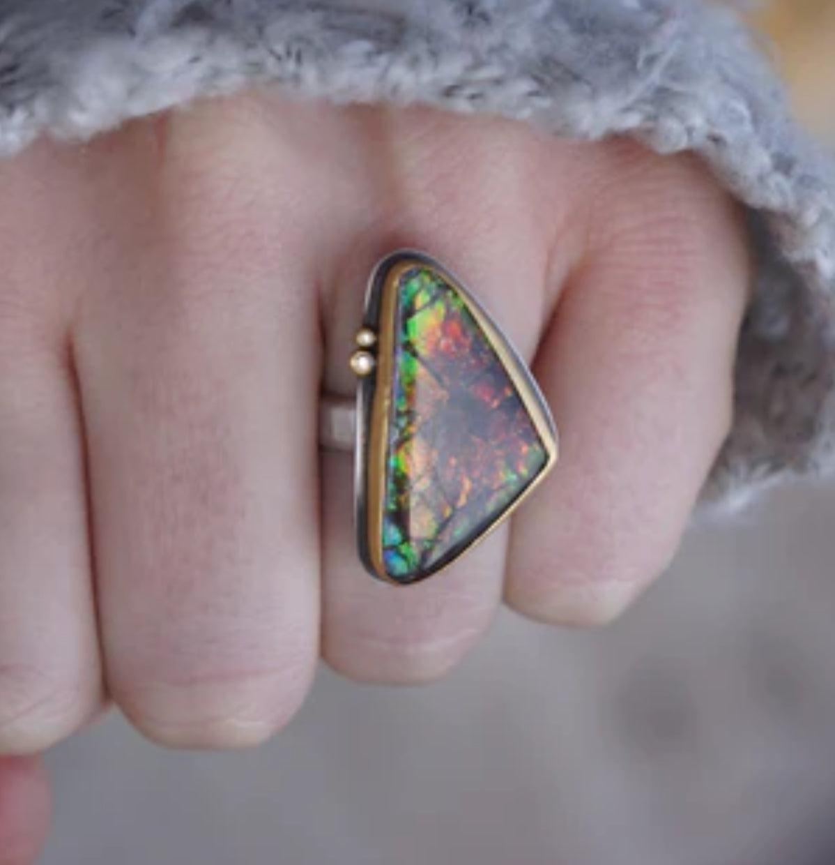 Ammolite: Fossil, Gemstone, Geological Wonder...-Chemistry Jewelry