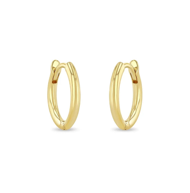 10.5mm Hinged Huggie Hoops-Zoë Chicco