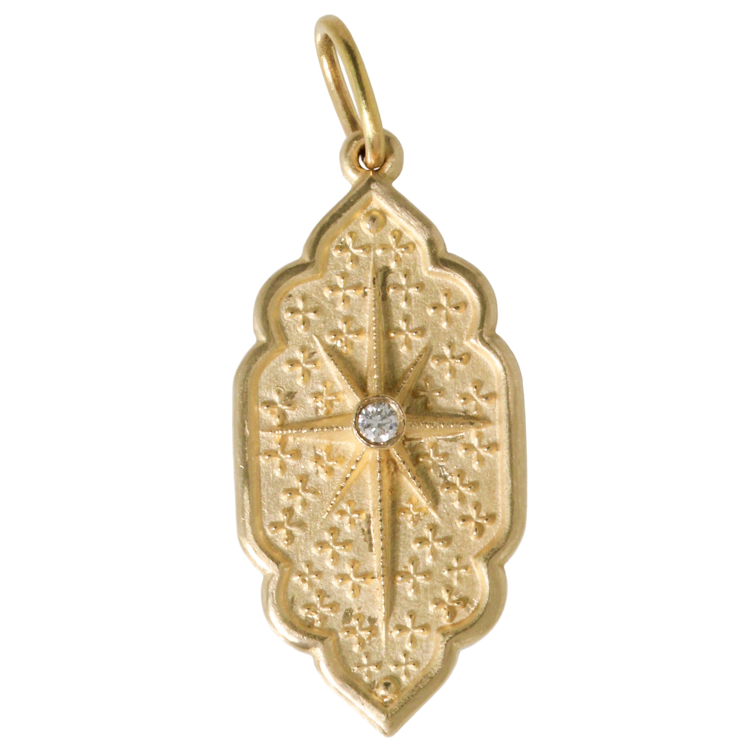 14K Elongated North Star Charm-Erica Molinari