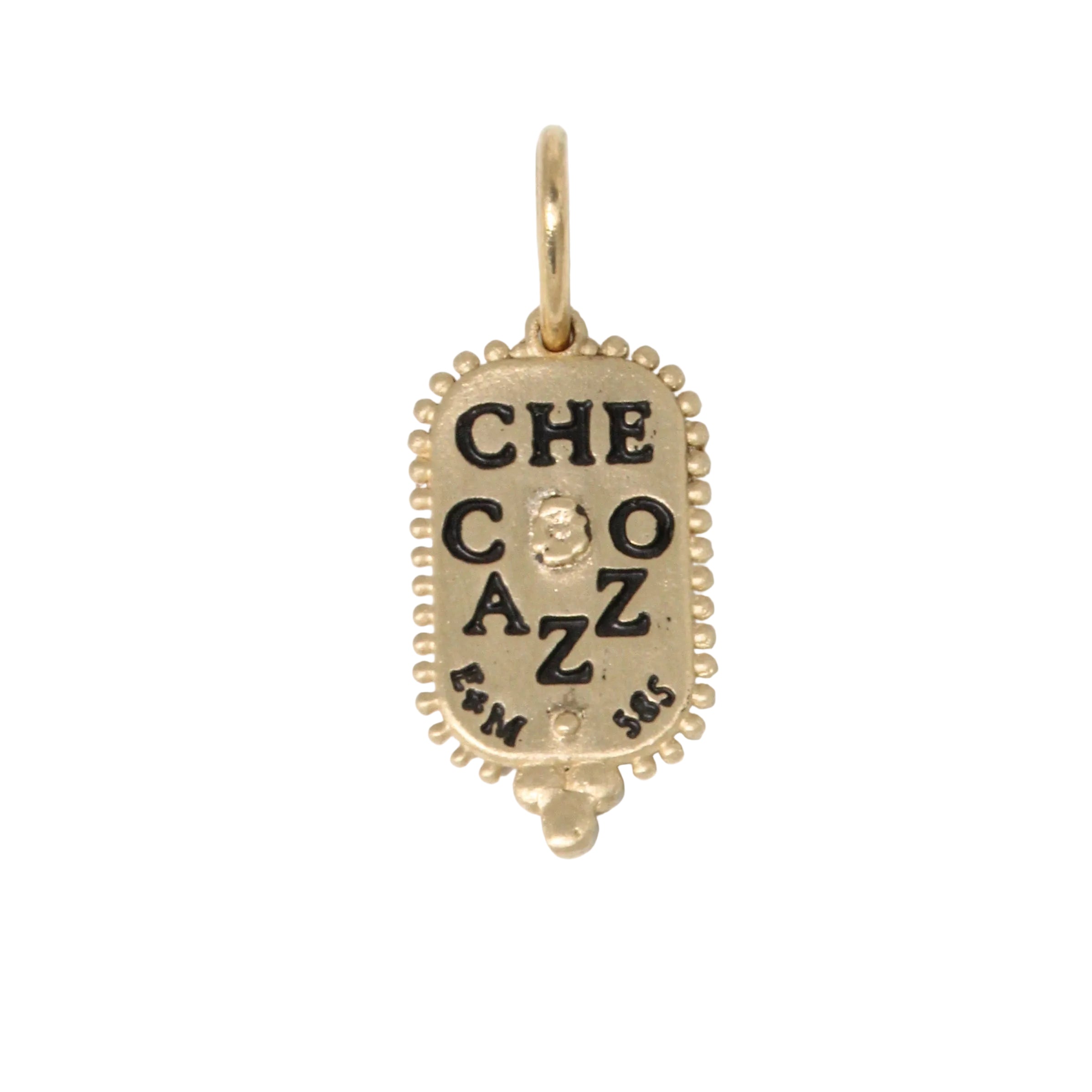 14K Small Triple Mushroom WTF Charm-Erica Molinari