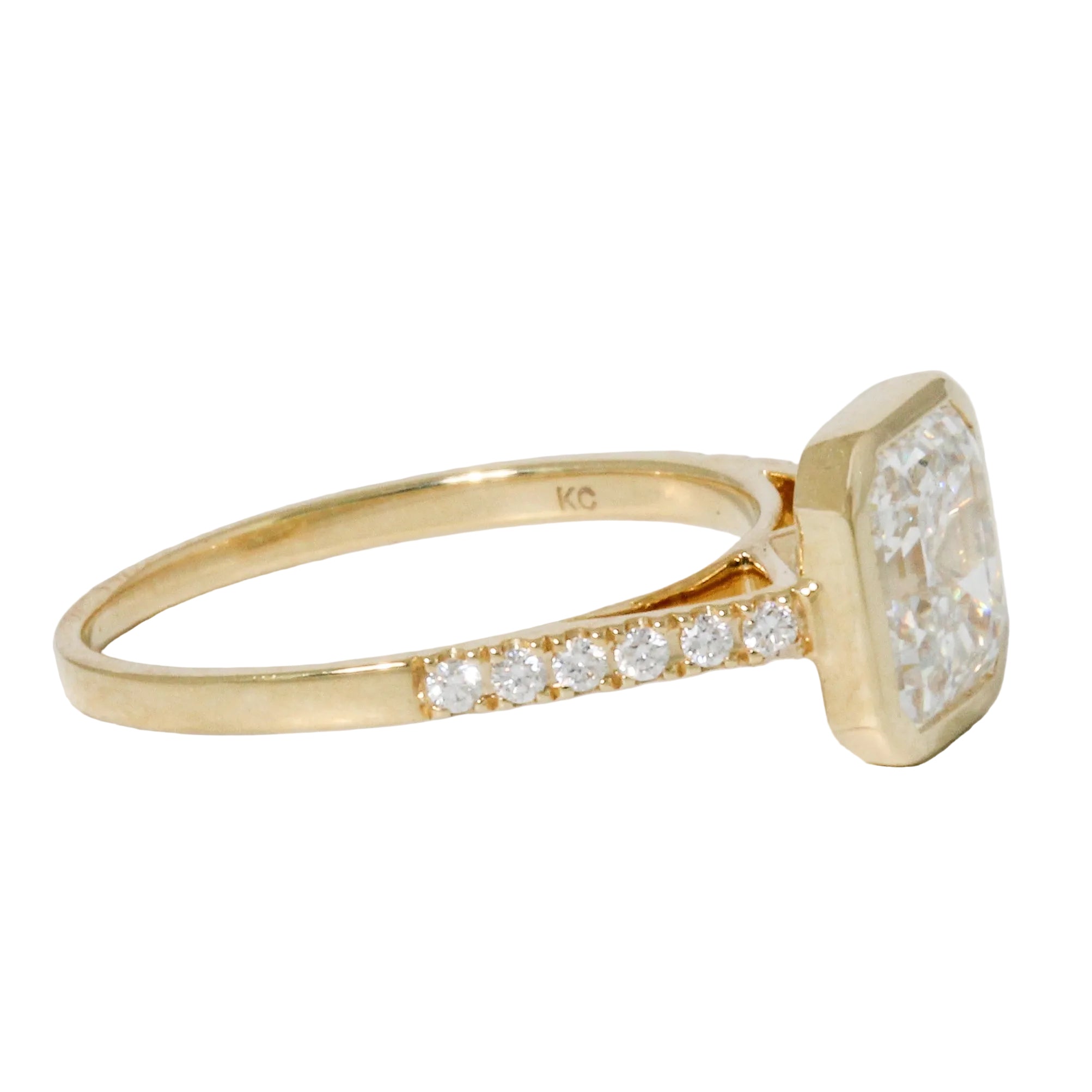 2.05ct Asscher Diamond Ring-Kimberly Collins