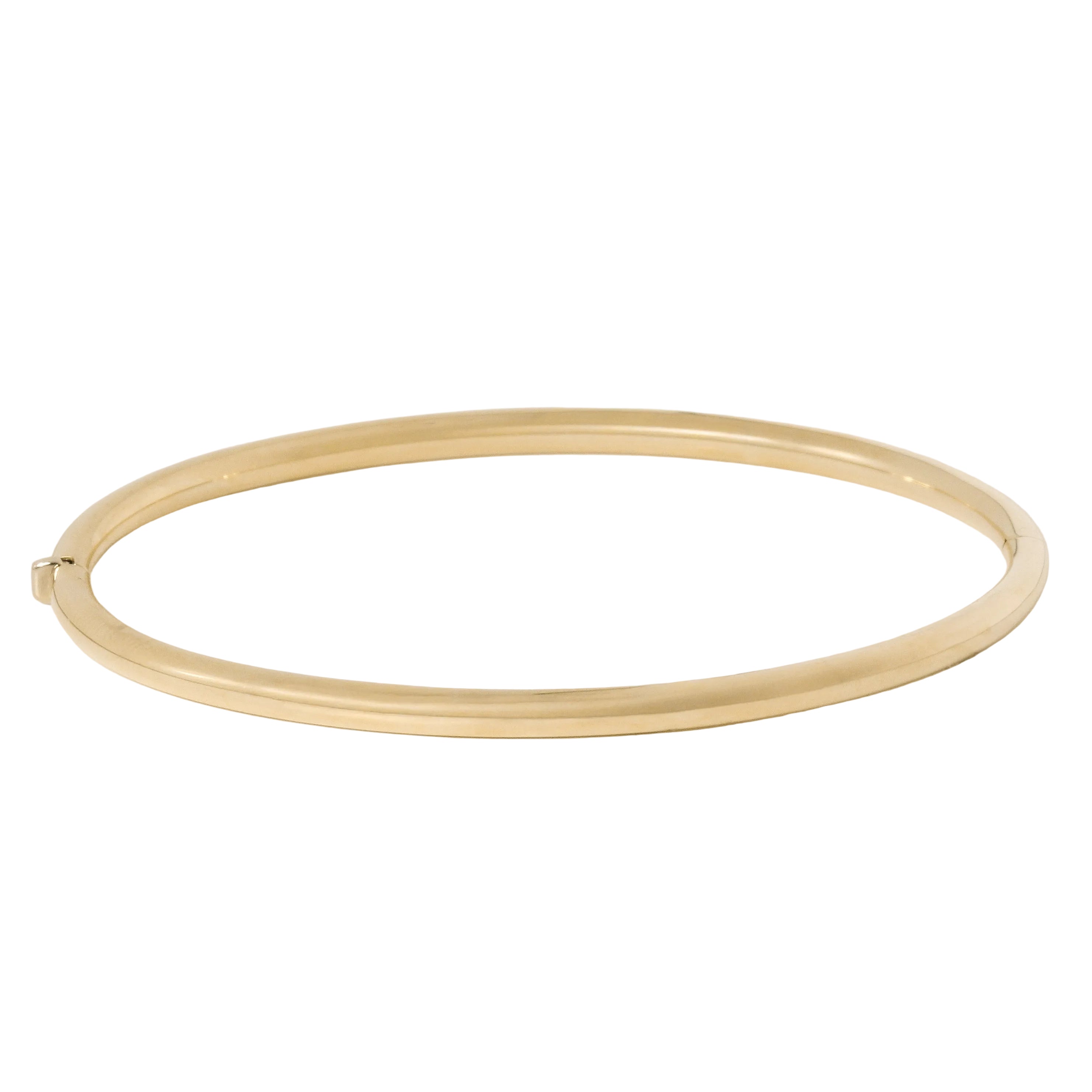 3mm Tube 14k Bangle Bracelet
