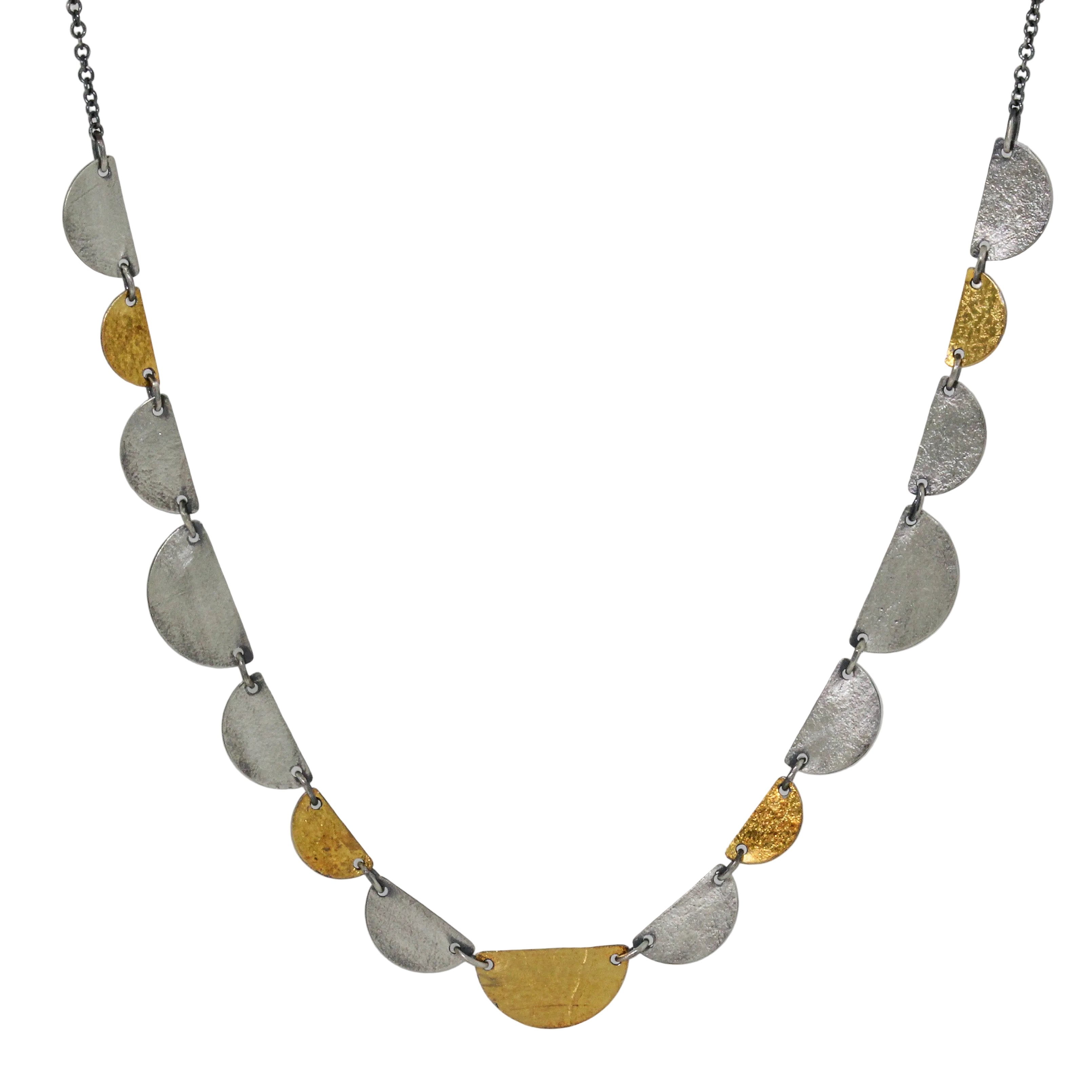 Mixed Metal Hemi Necklace