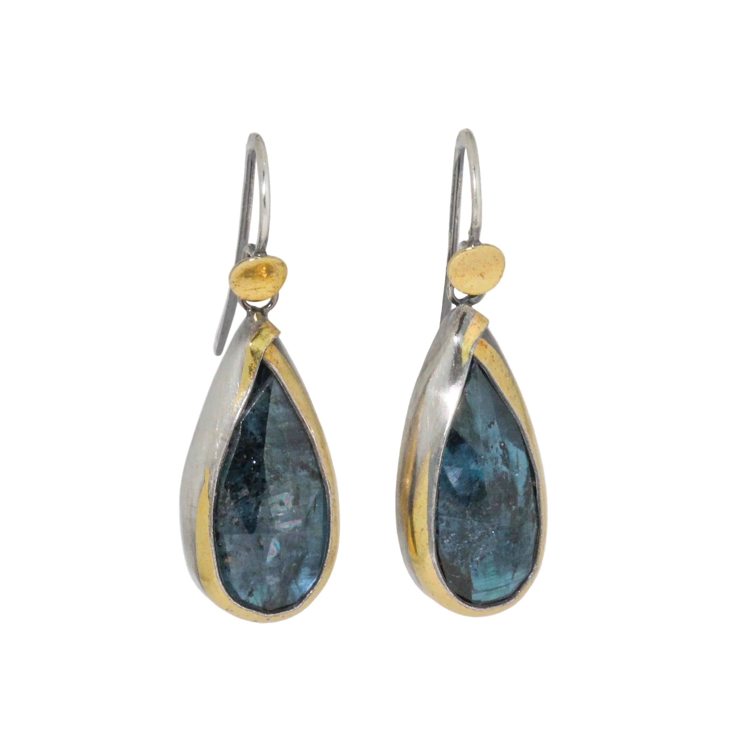 Austin Titus kyanite teardrop earrings