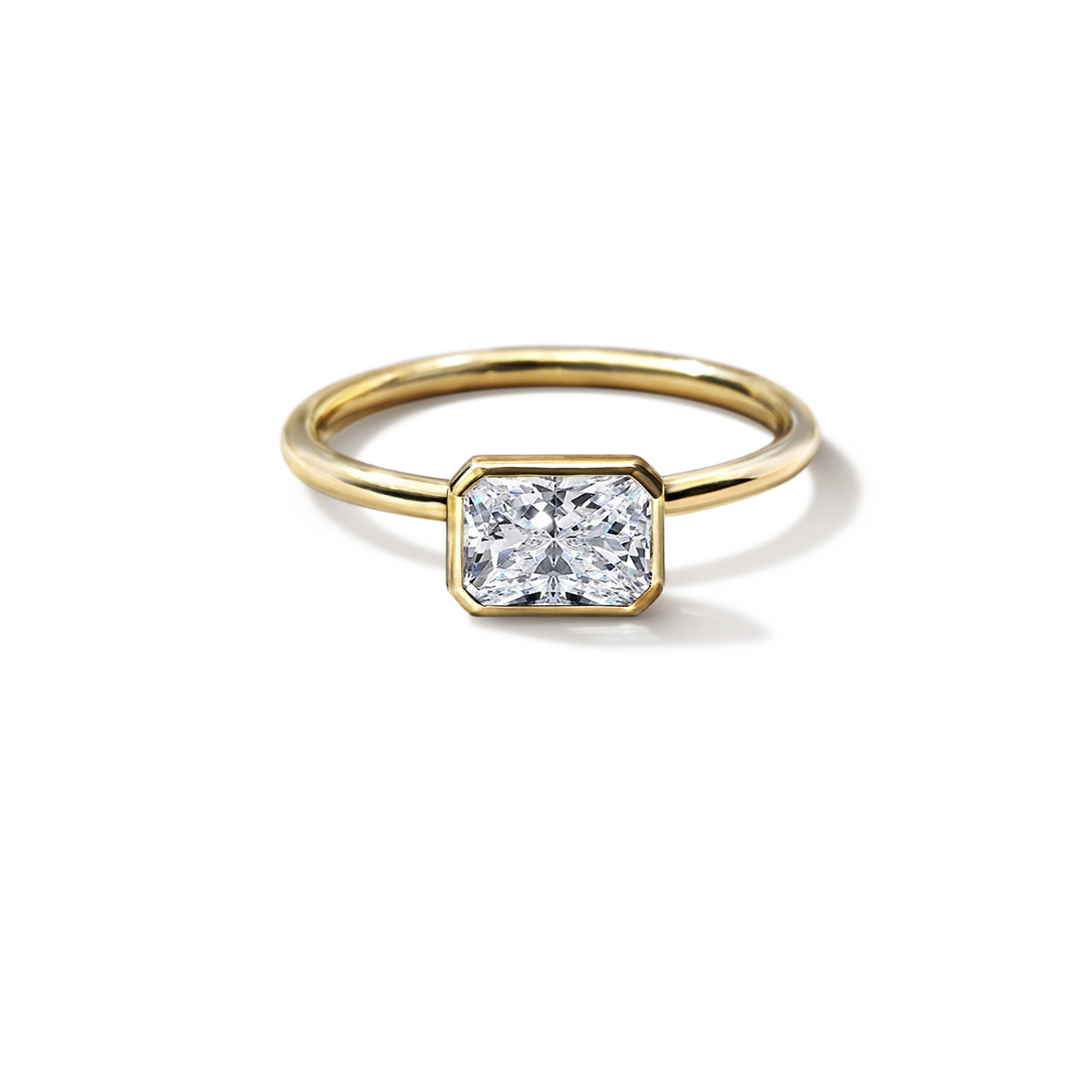 Bezel Engagement Ring