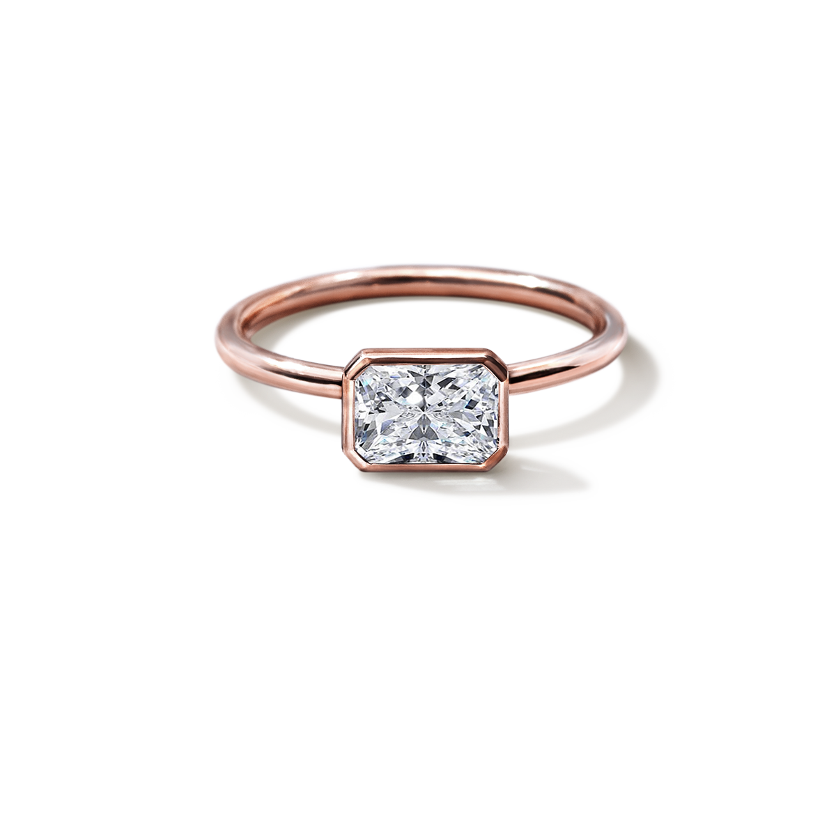 Bezel Engagement Ring